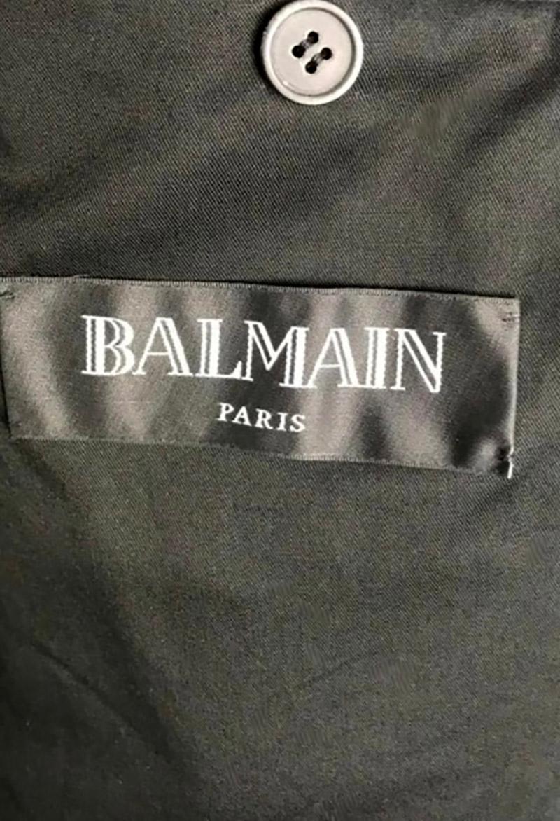 balmain velvet blazer