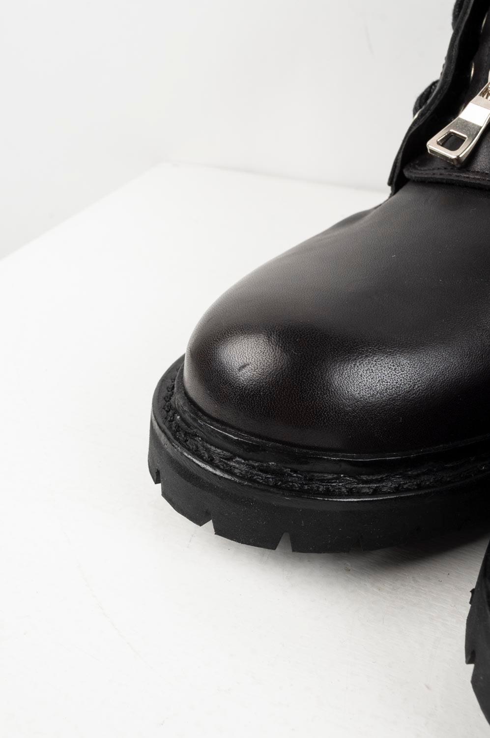 Balmain Boots Leather Men Shoes Size 40EU S316 4