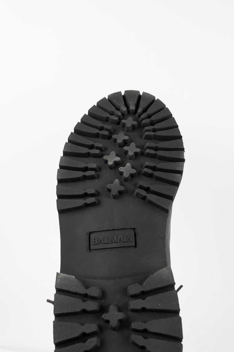 Balmain Boots Leather Men Shoes Size 40EU S316 1