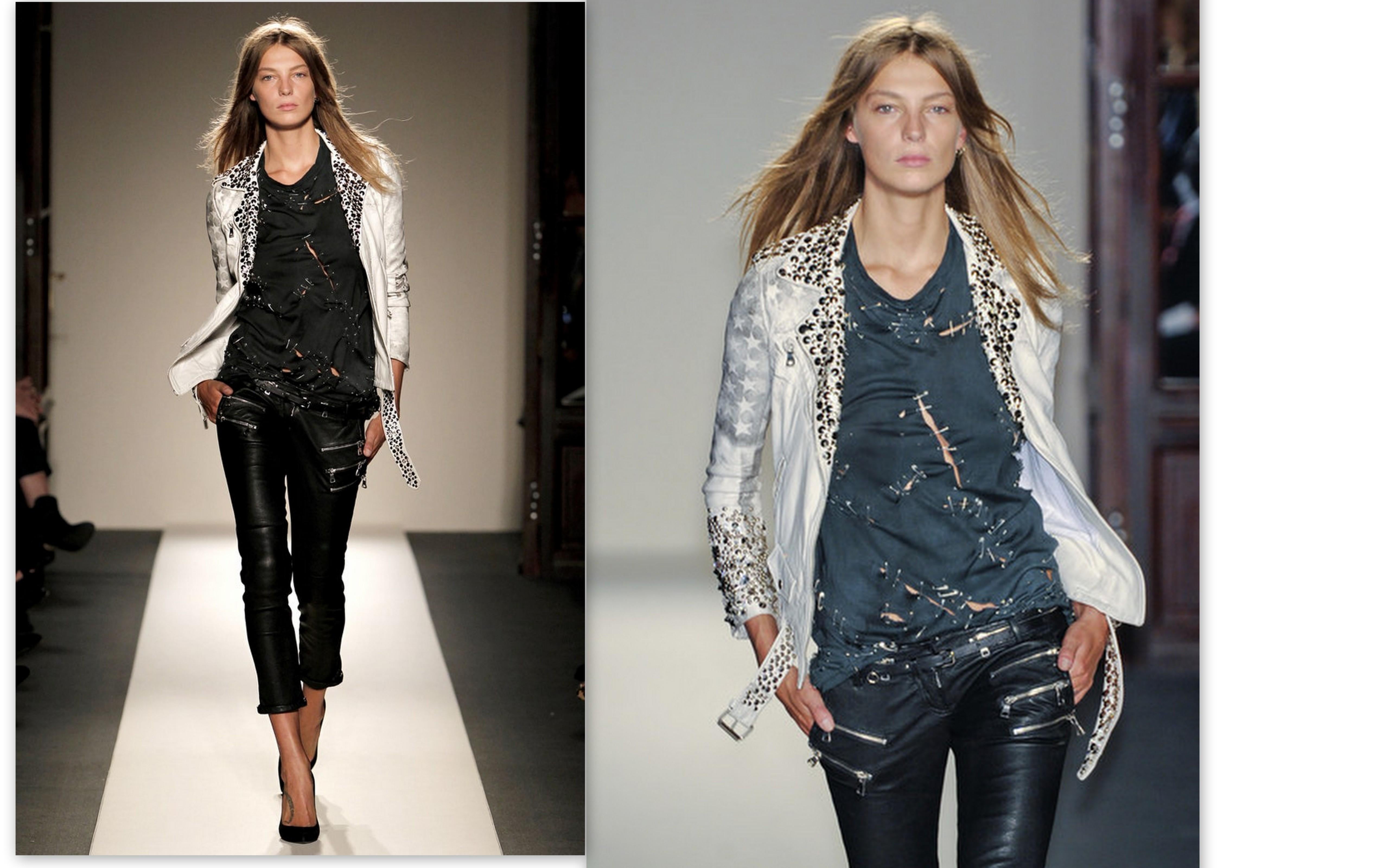 Balmain Studded Leather Biker Jacket 2011 NEW With Tags SZ FR40 Retail  $22,500 at 1stDibs