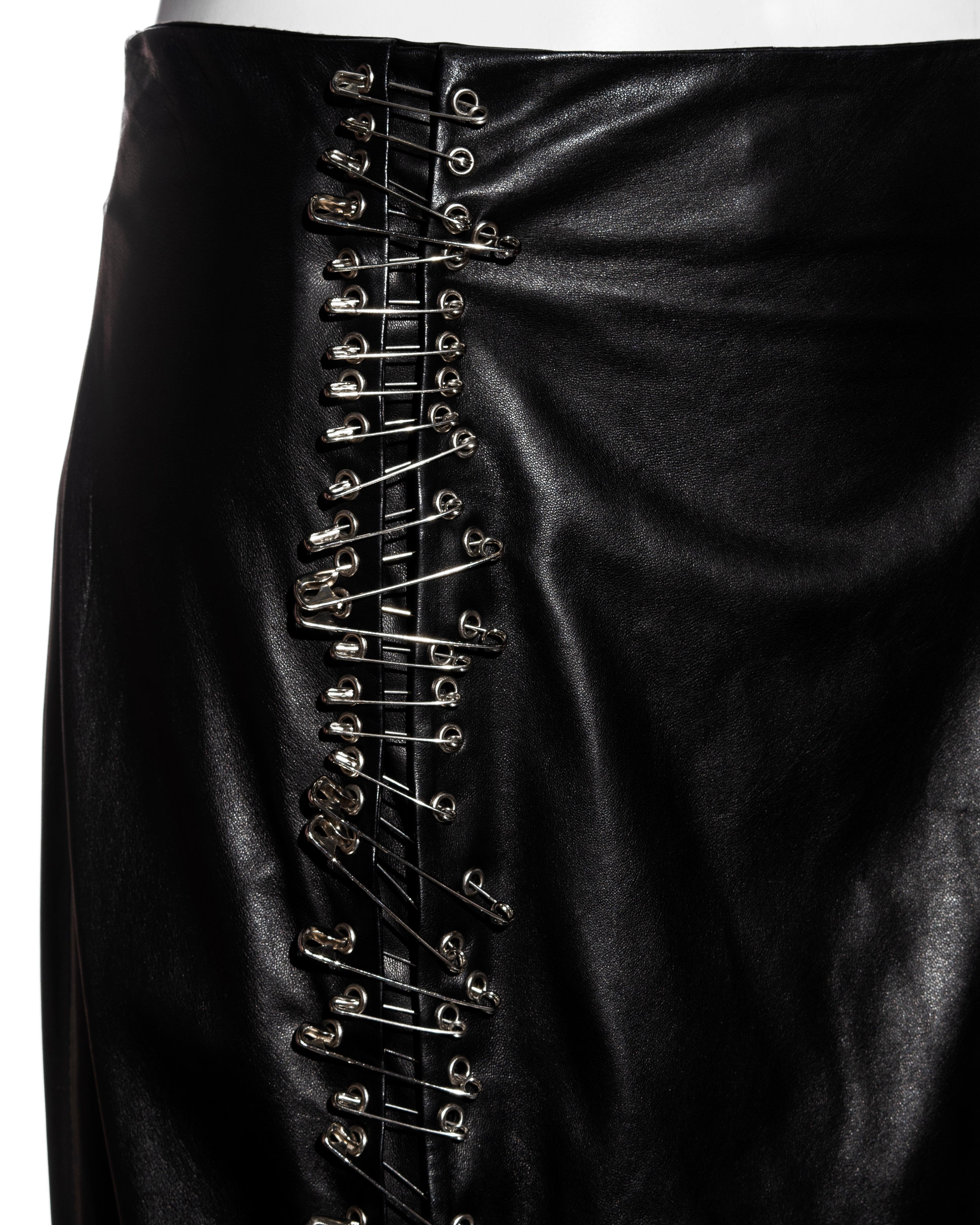 skirt with safety pins