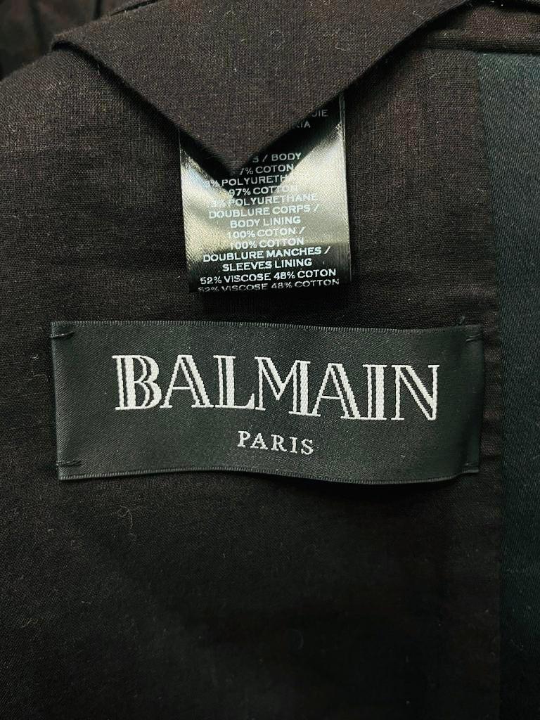 Men's Balmain Cotton Blazer For Sale