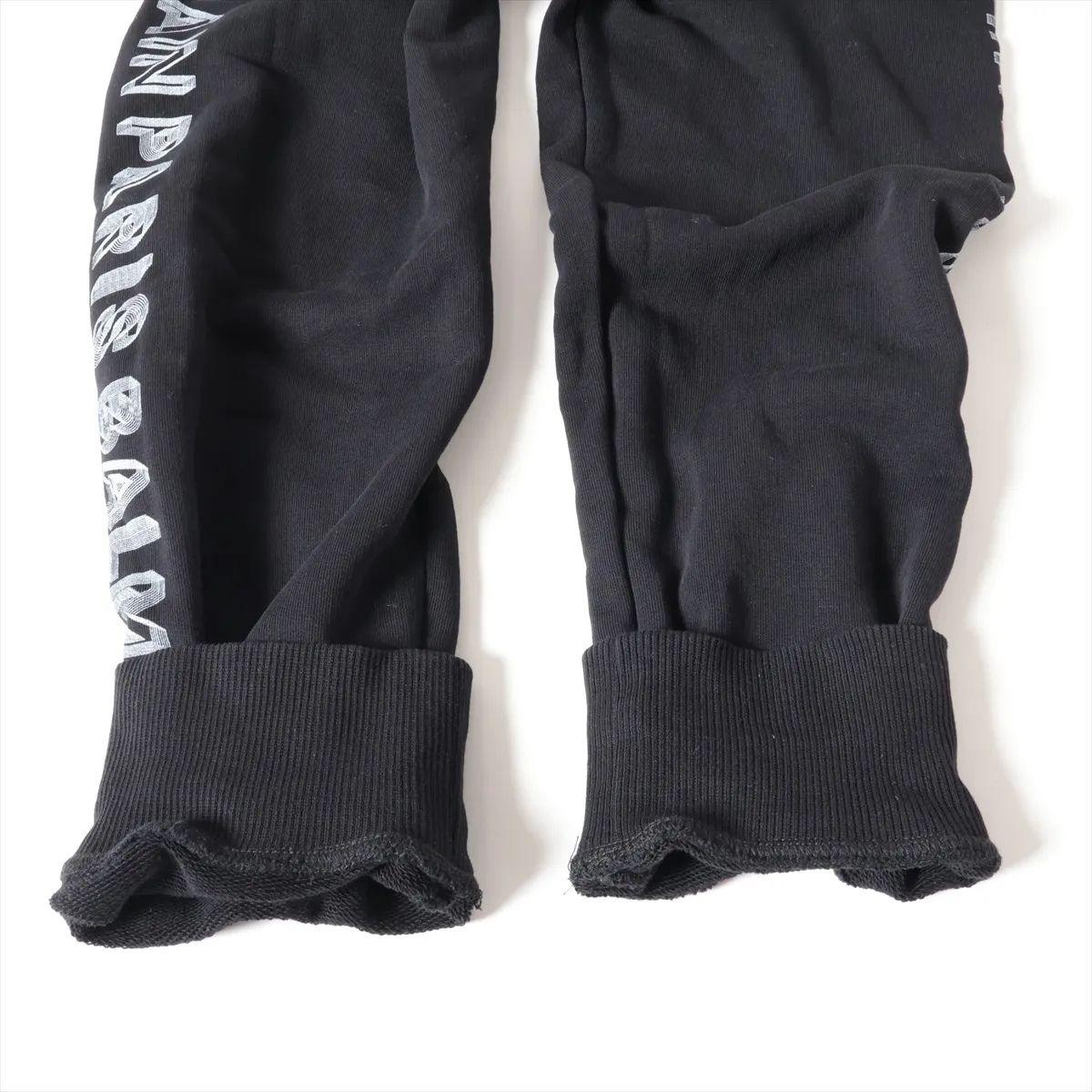 Pantaloni da ginnastica in cotone Balmain Nero in vendita 6