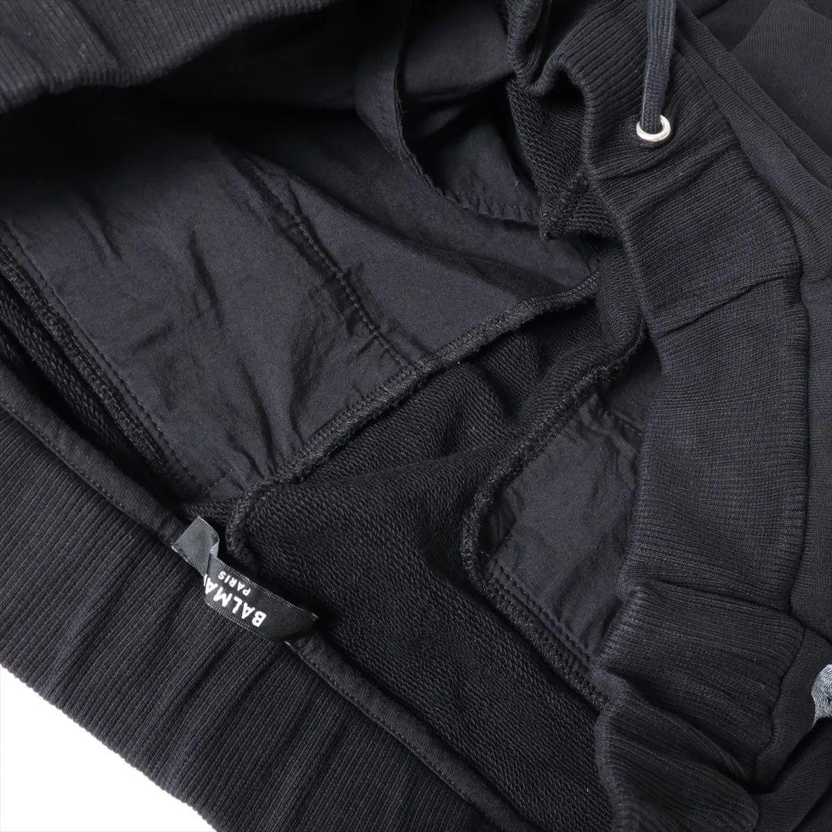 Donna Pantaloni da ginnastica in cotone Balmain Nero in vendita