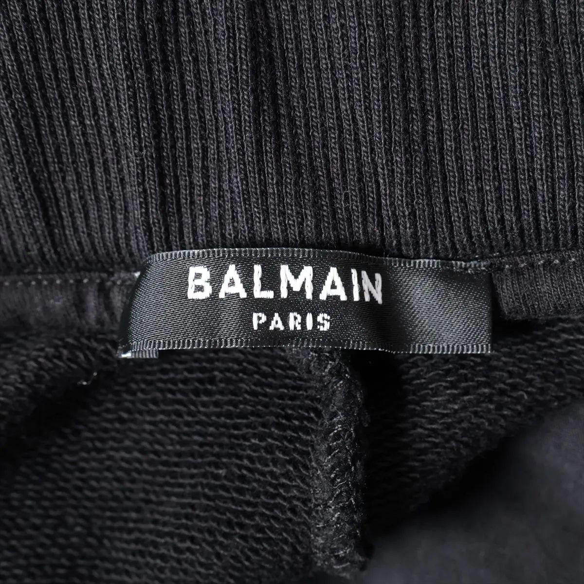 Pantaloni da ginnastica in cotone Balmain Nero in vendita 1