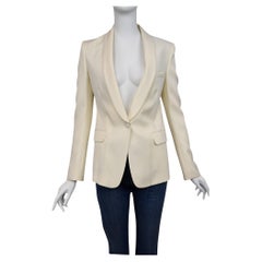 Blazer monopetto crema di Balmain  Taglia US 6