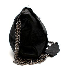 Balmain Crocodile Black Patchwork Bag