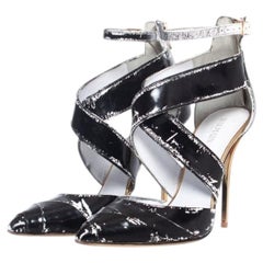 Balmain, Cross strap ankle heels