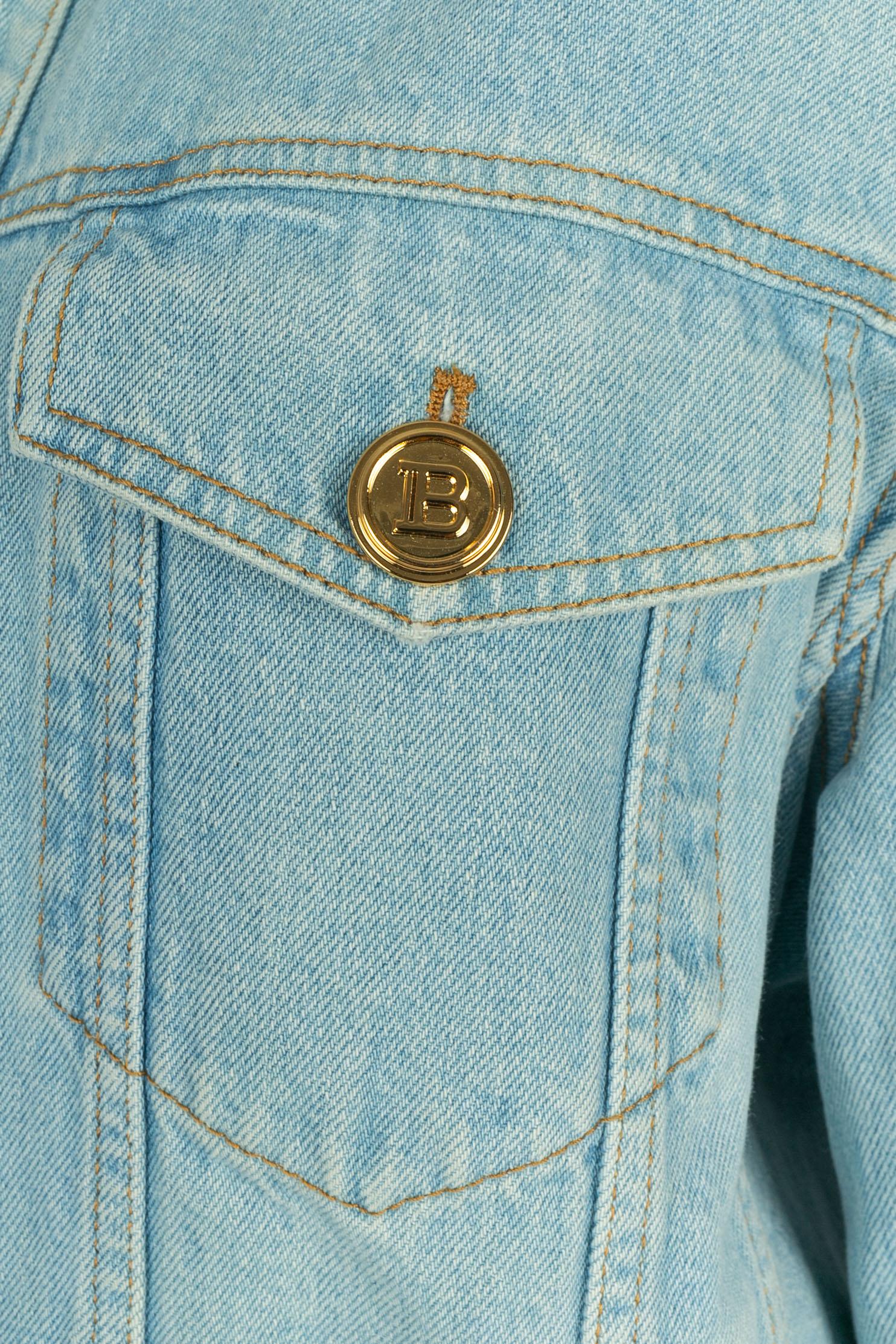 Balmain Jeansjacke im Zustand „Hervorragend“ im Angebot in SAINT-OUEN-SUR-SEINE, FR