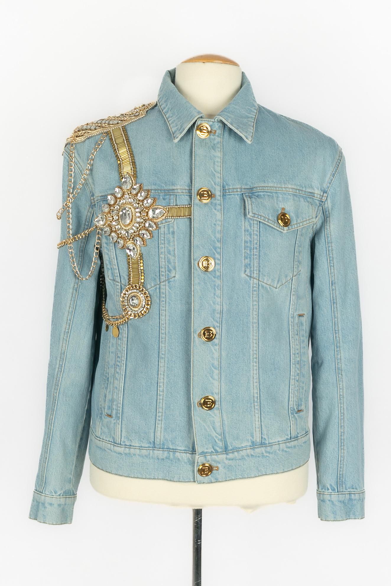 Balmain Jeansjacke im Angebot 3