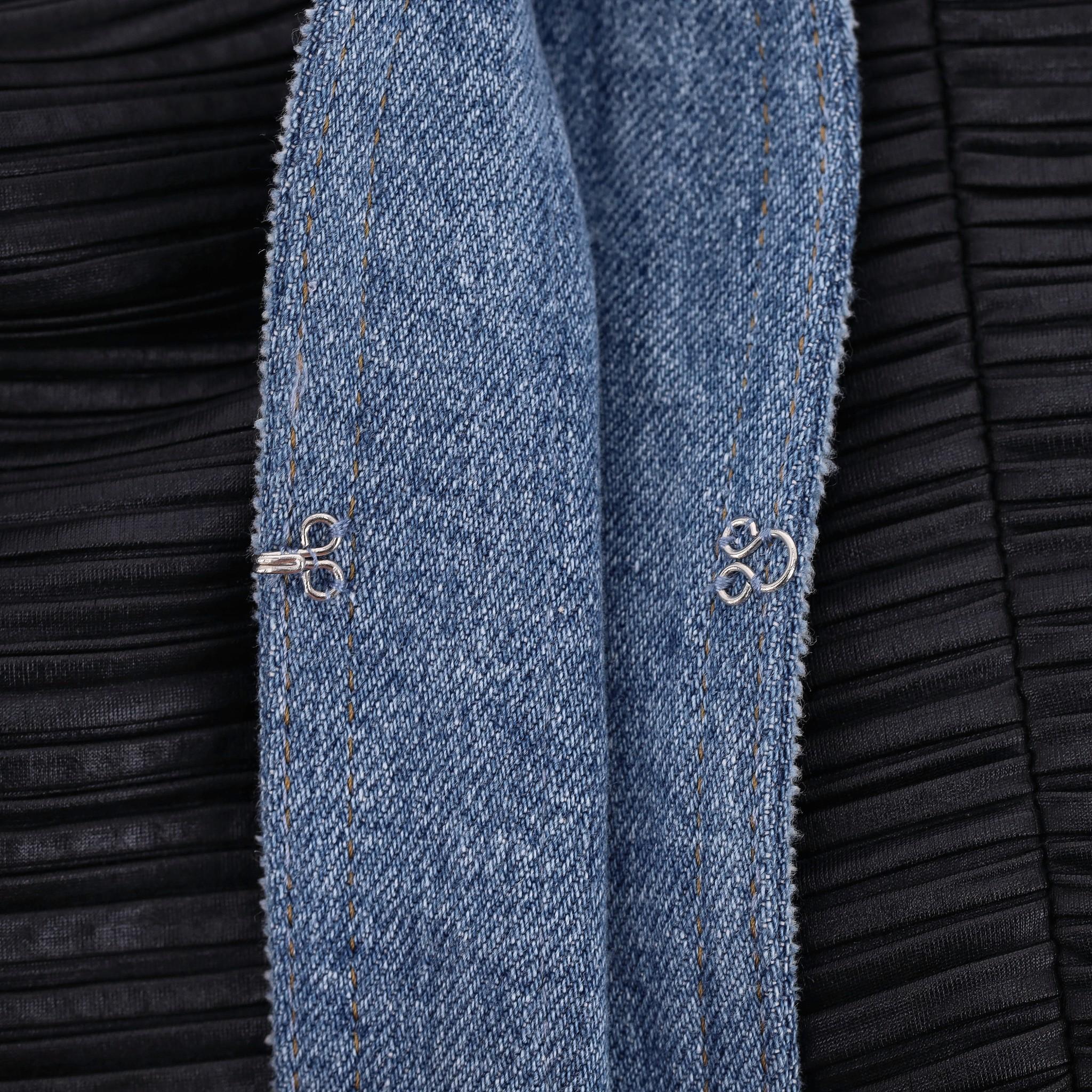 Women's Balmain Denim-Trimmed Blazer/Jacket For Sale