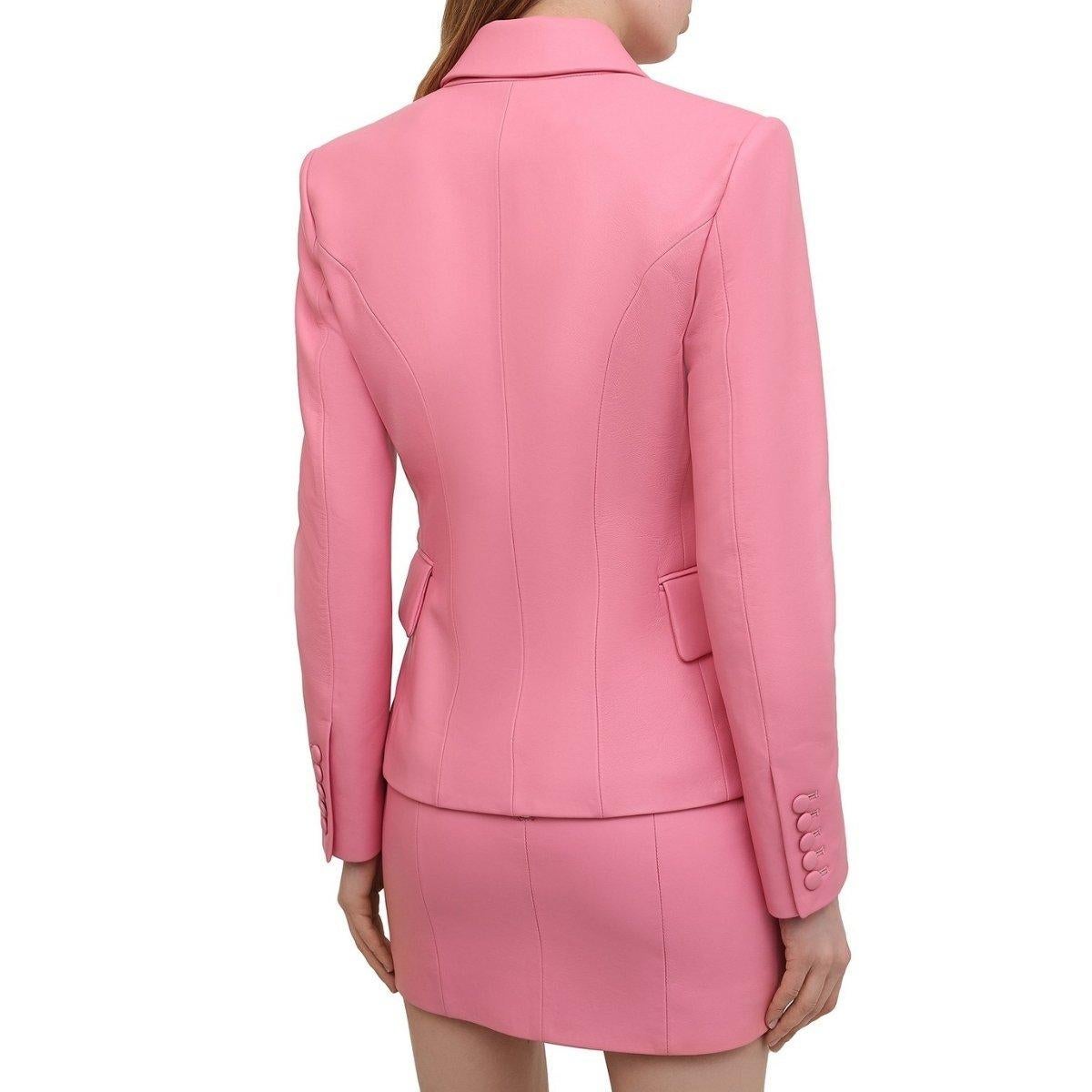 balmain pink blazer