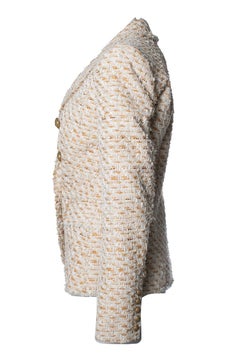 Balmain, double breasted tweed blazer