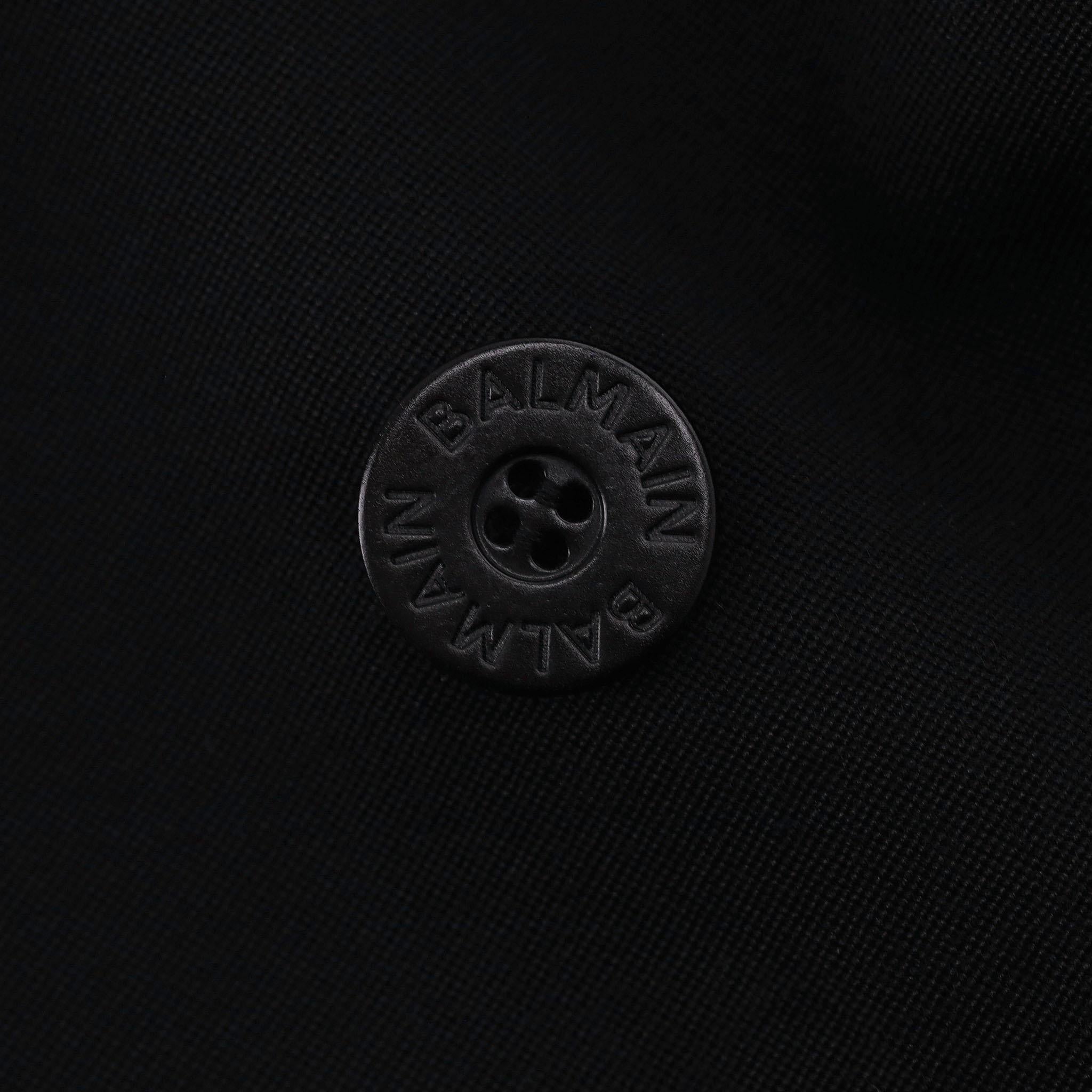Balmain Double-Breasted Wool Jacket For Sale 1