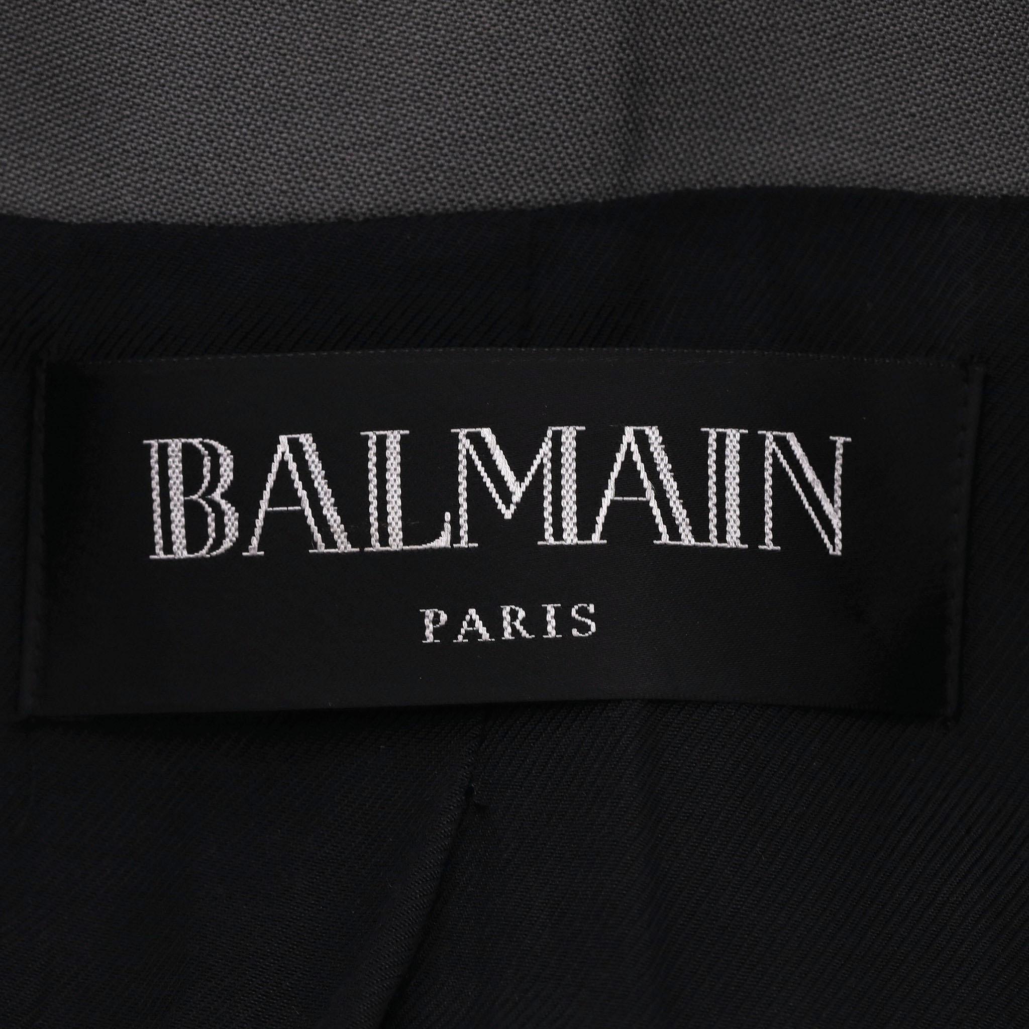 Chaqueta de lana con doble botonadura Balmain en venta 1