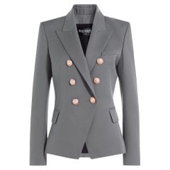 Balmain Double-Breasted Wool Jacket