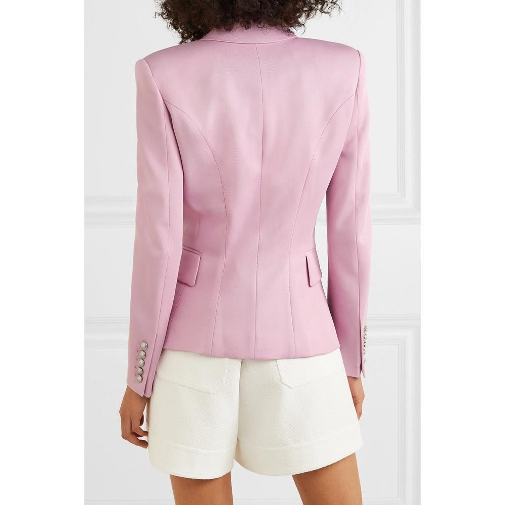 balmain pink blazer