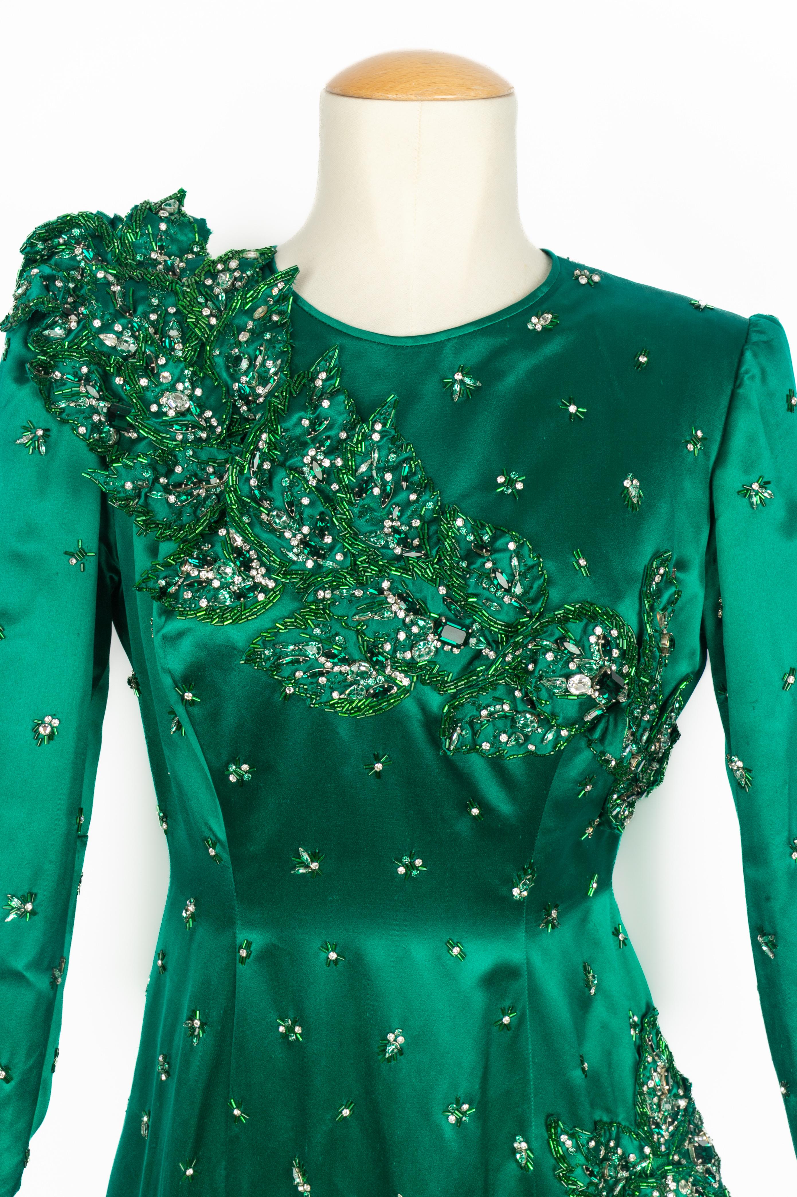 Blu Abito Balmain Haute Couture 1985s in vendita