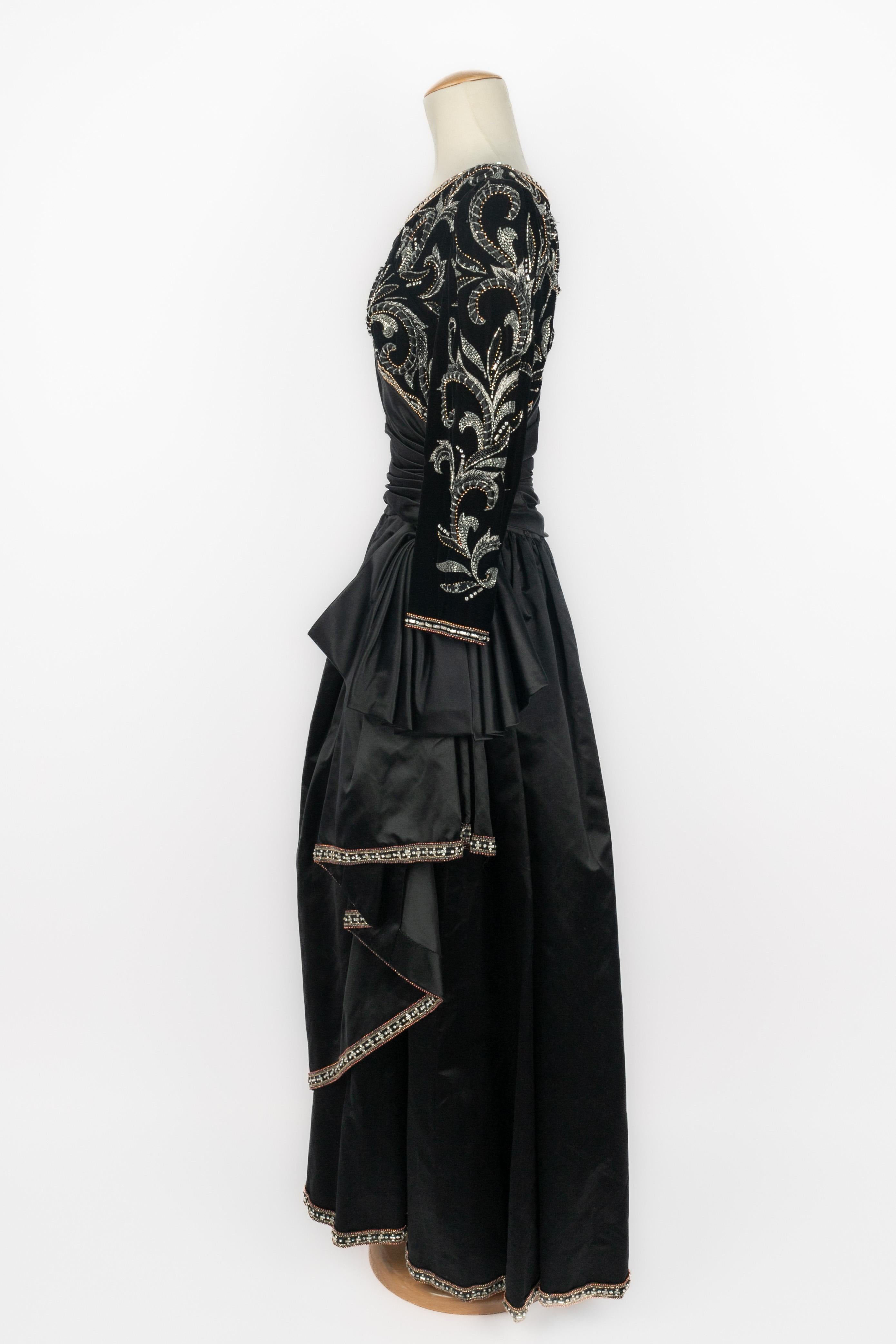 Balmain dress Haute Couture Fall-Winter 1984 For Sale 5