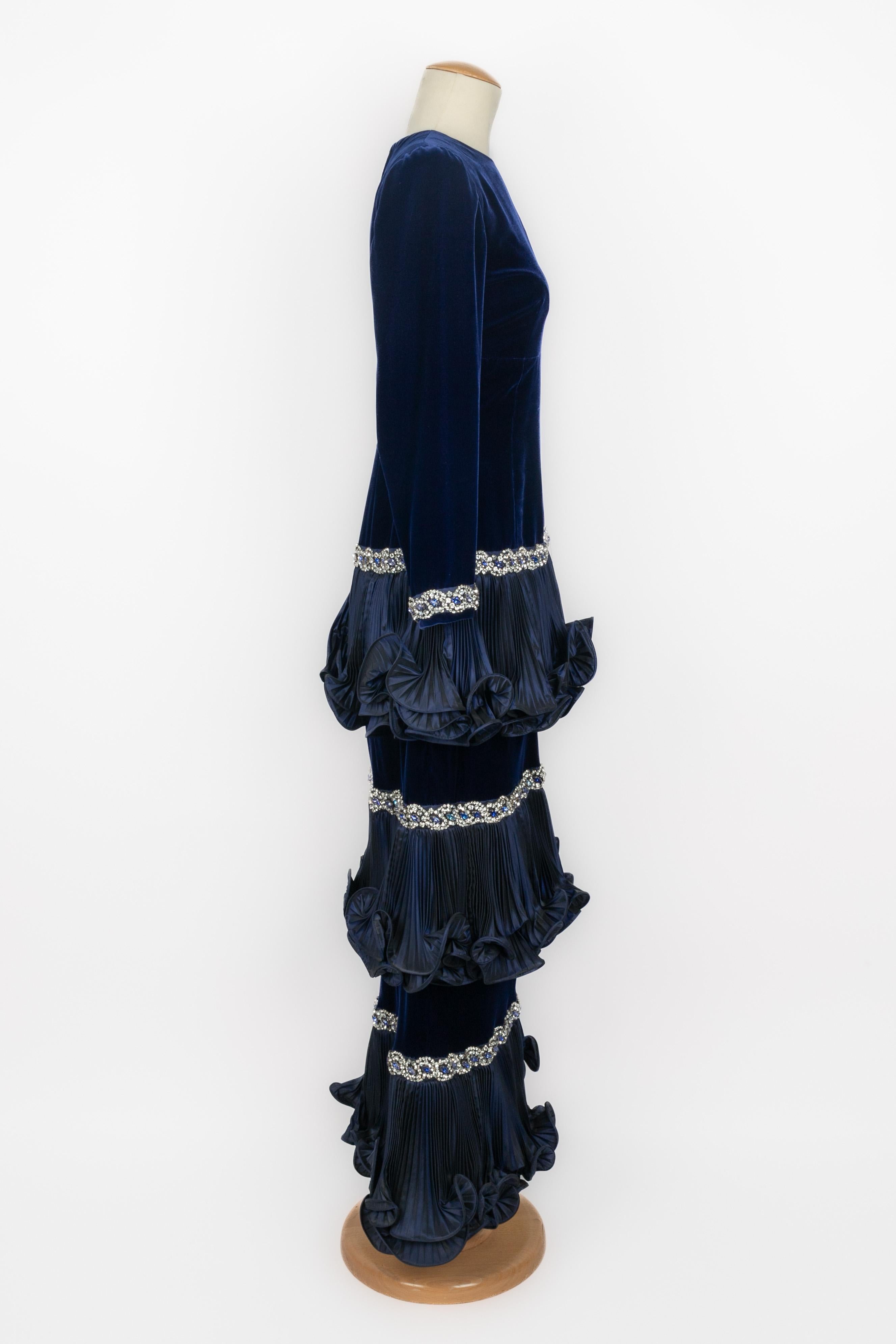 Women's Balmain dress Haute Couture Fall-Winter 1984 For Sale