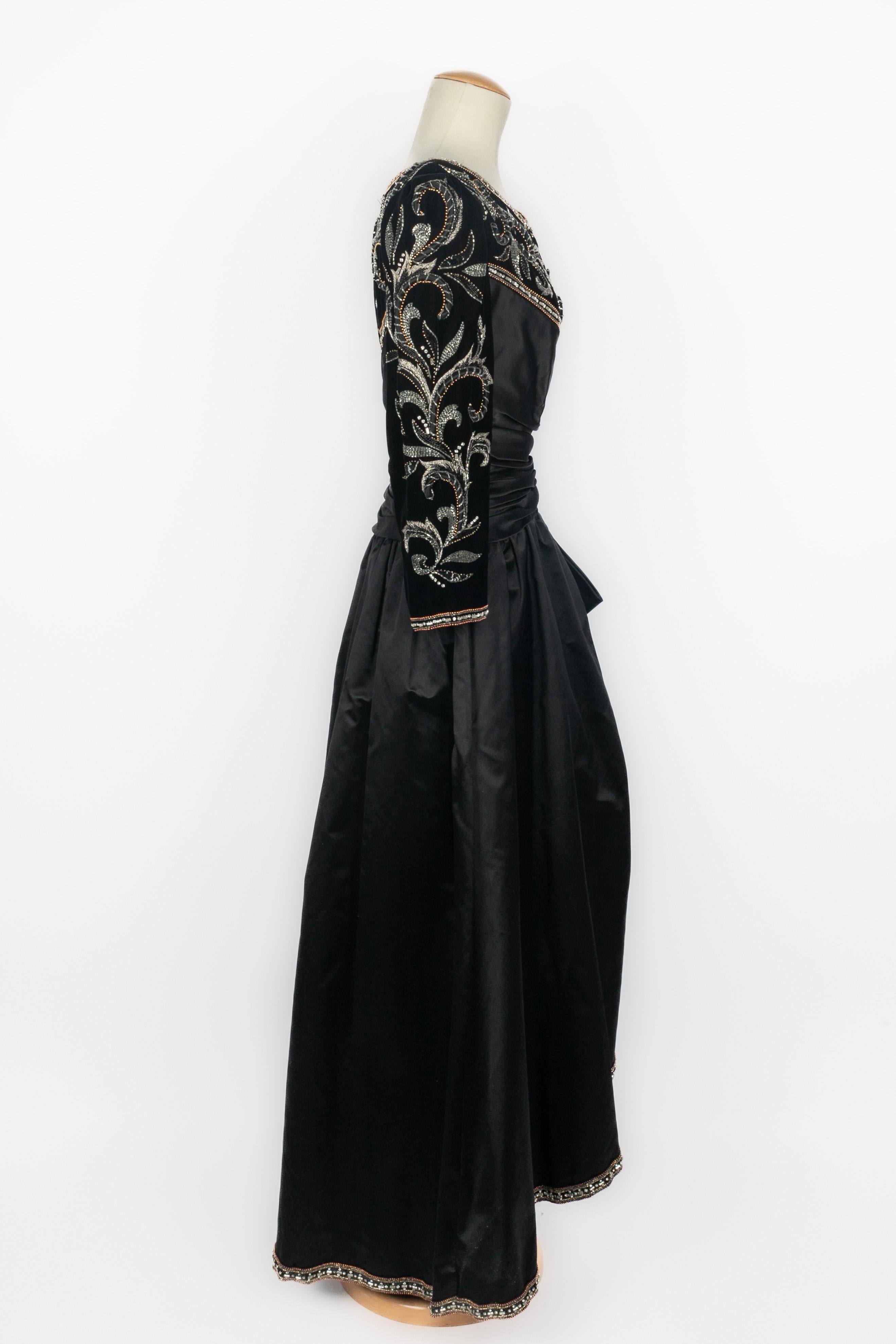 Women's Balmain dress Haute Couture Fall-Winter 1984 For Sale