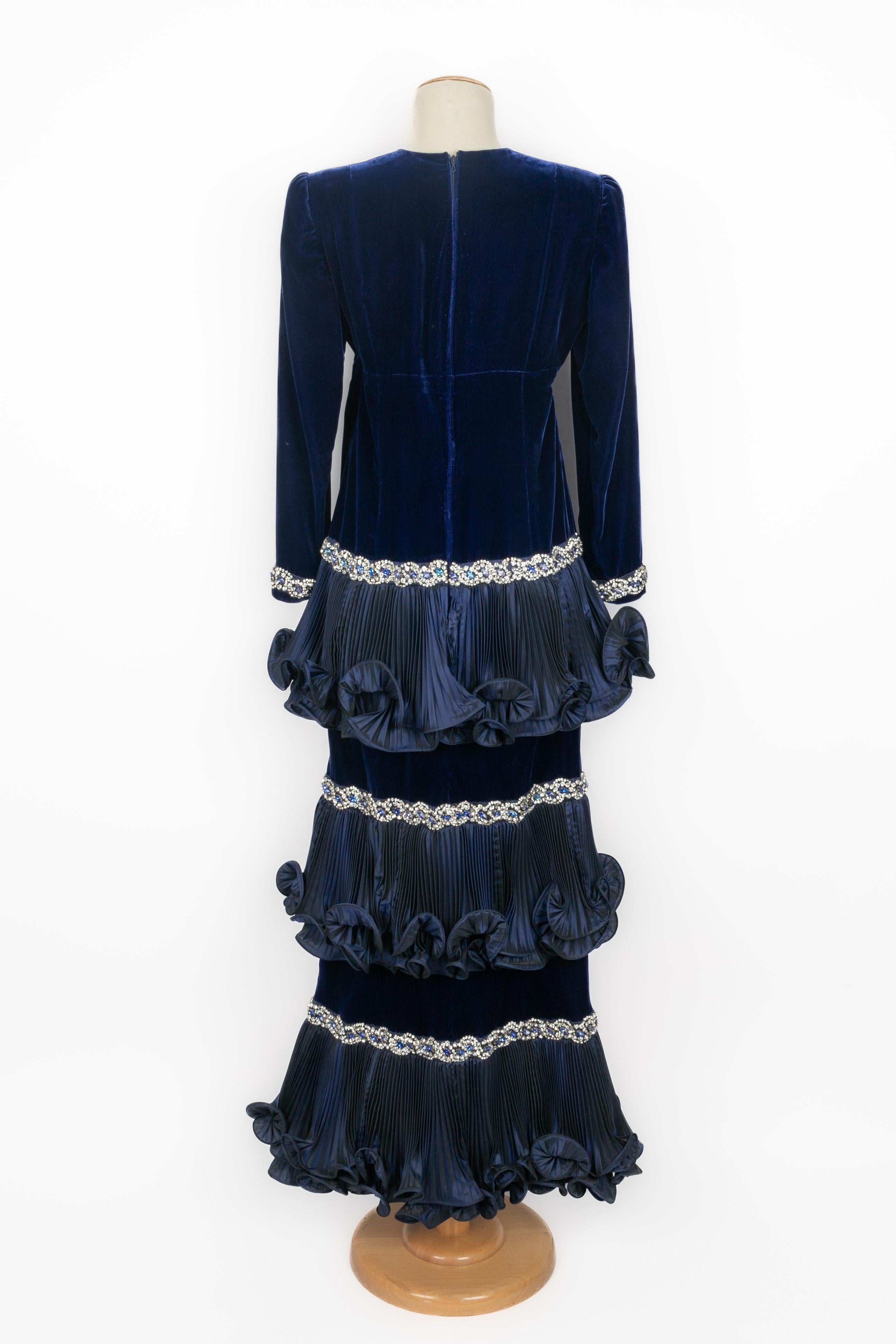 Balmain dress Haute Couture Fall-Winter 1984 For Sale 1