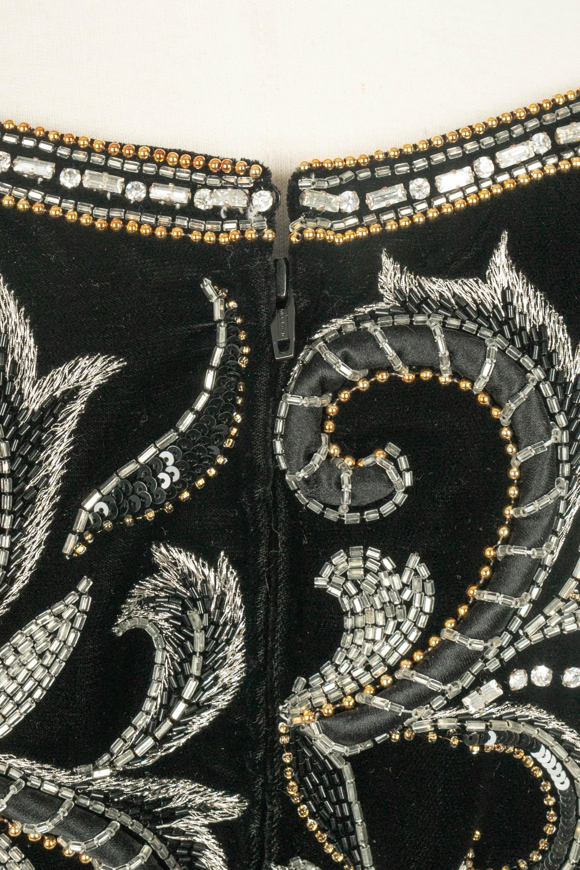 Balmain dress Haute Couture Fall-Winter 1984 For Sale 2