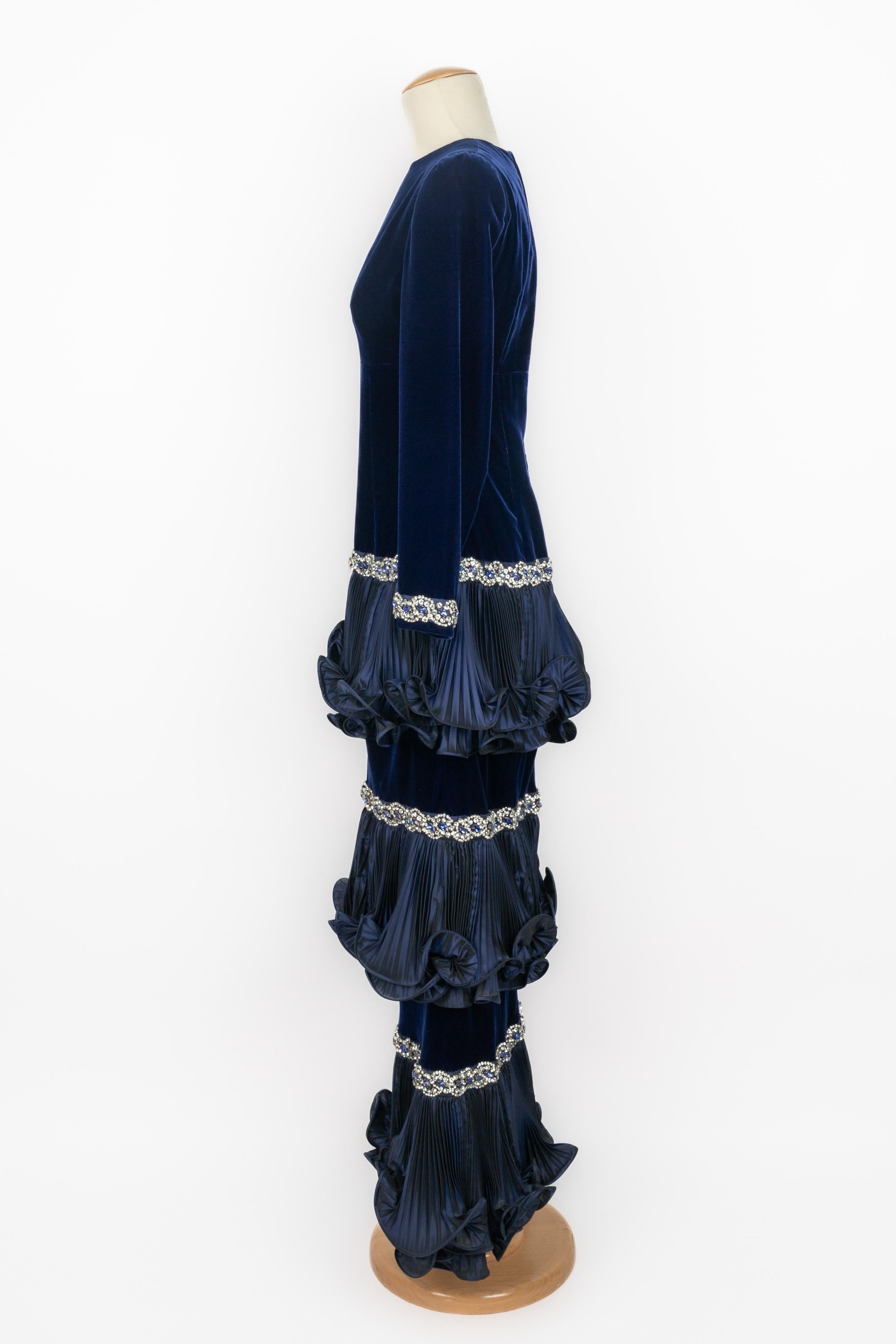 Balmain dress Haute Couture Fall-Winter 1984 For Sale 3