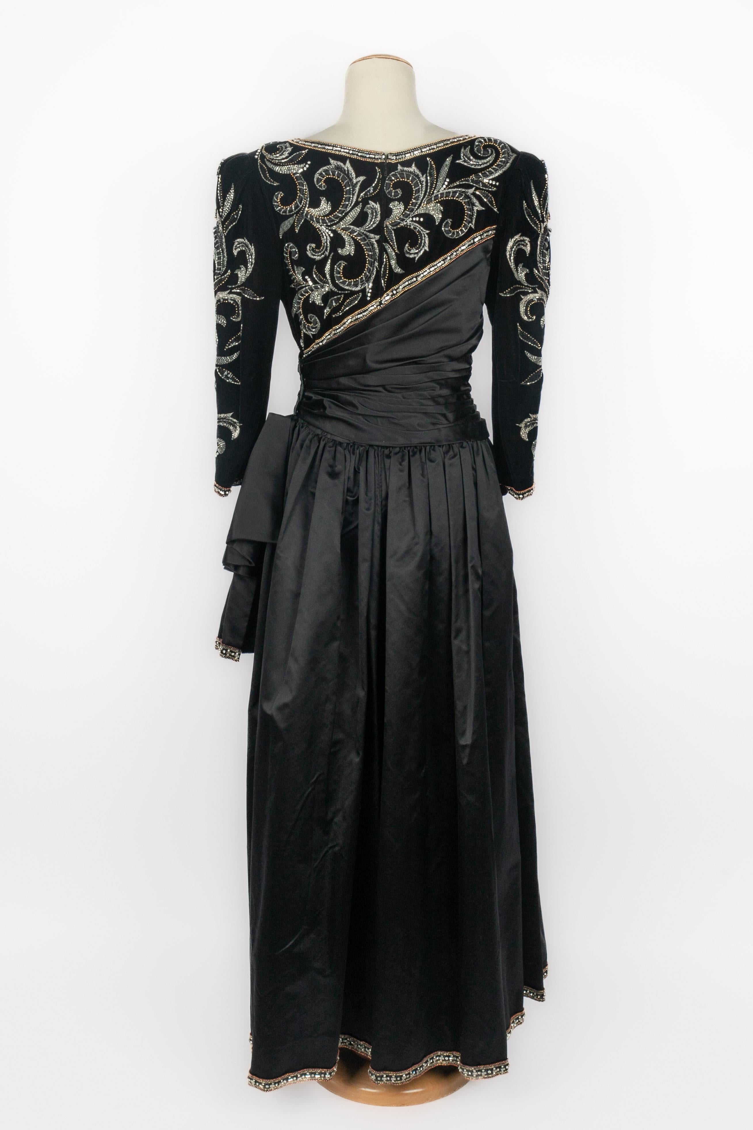 Balmain dress Haute Couture Fall-Winter 1984 For Sale 3