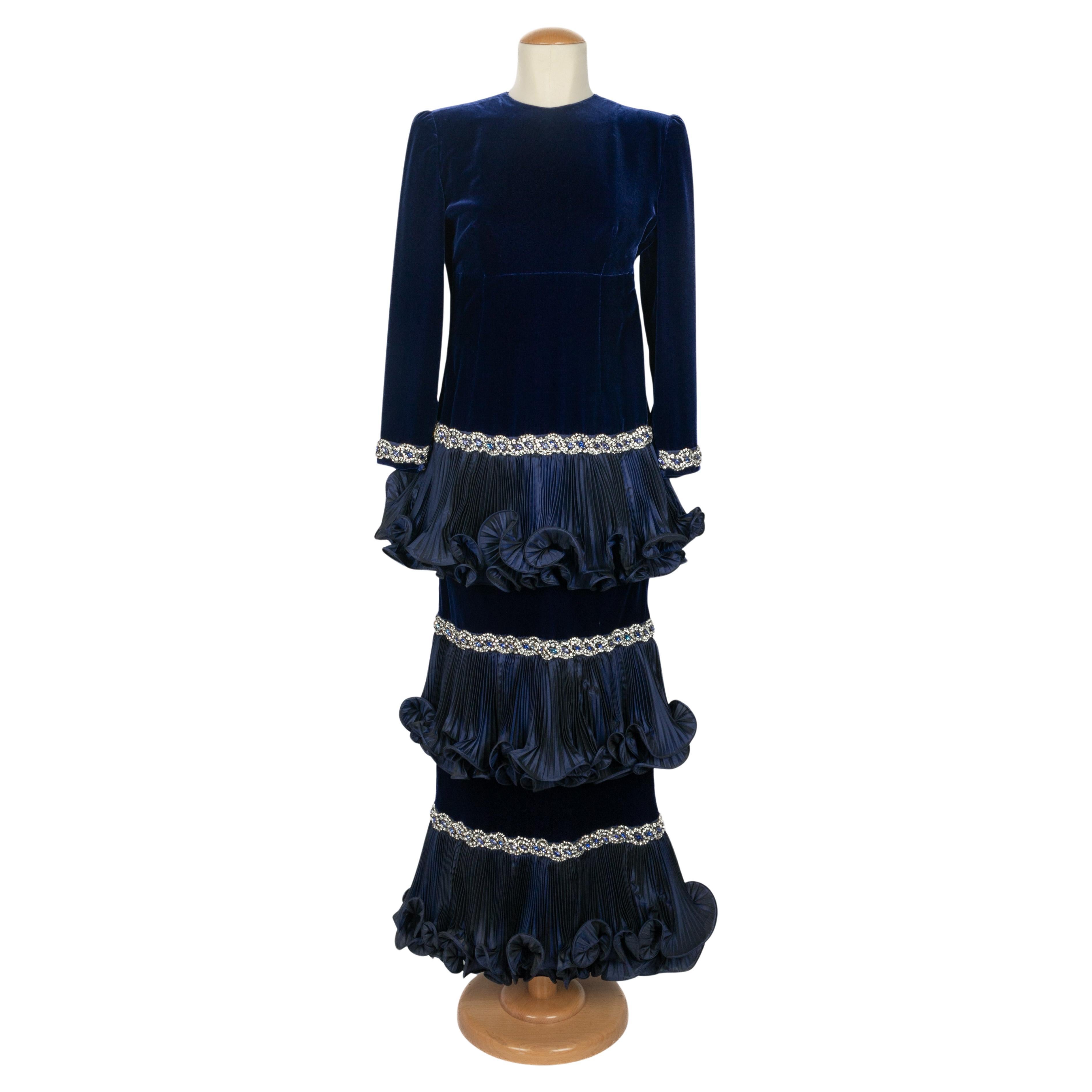Balmain dress Haute Couture Fall-Winter 1984 For Sale