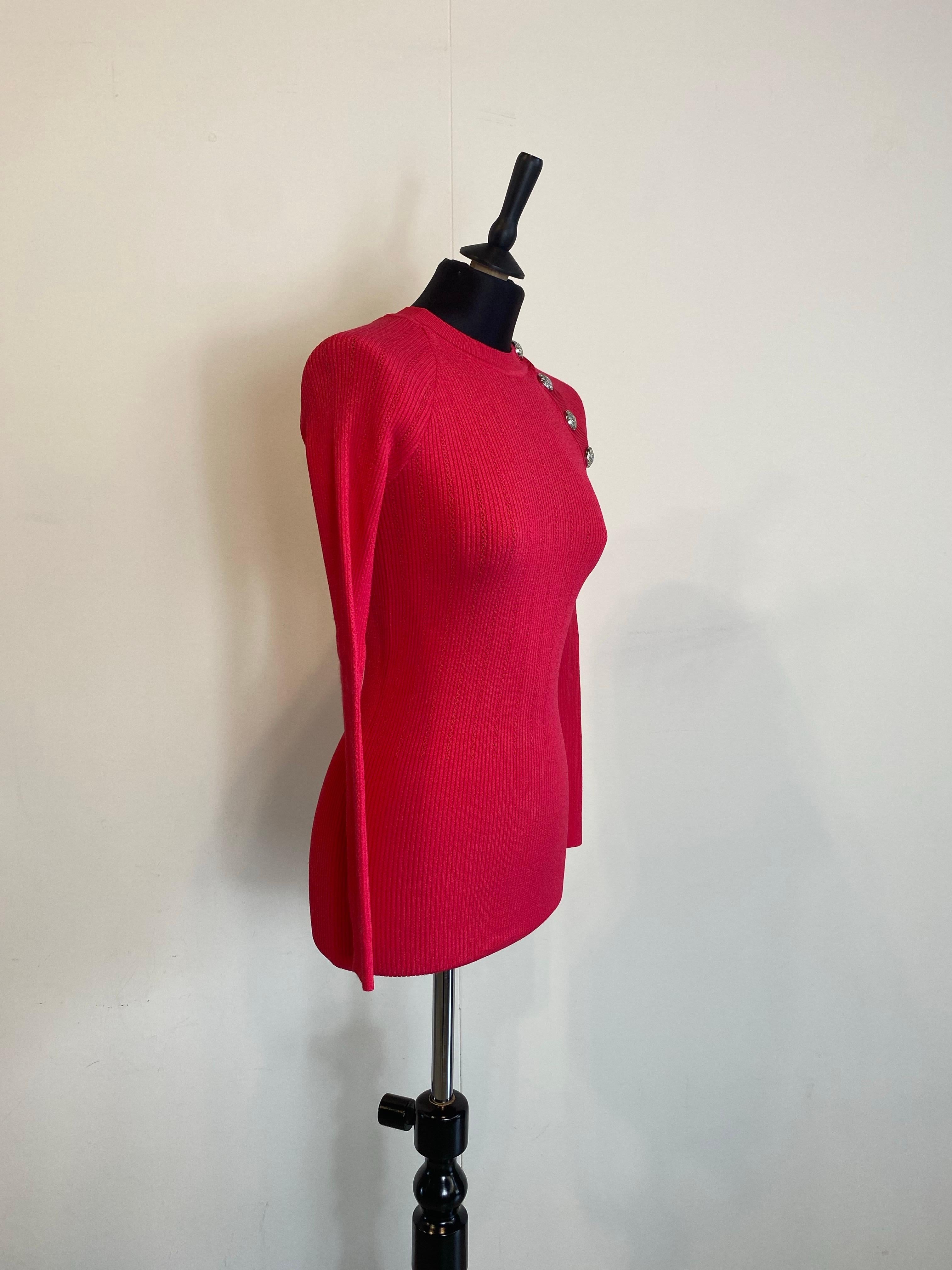 Abito Balmain color fucsia. In condizioni buone in vendita a Carnate, IT