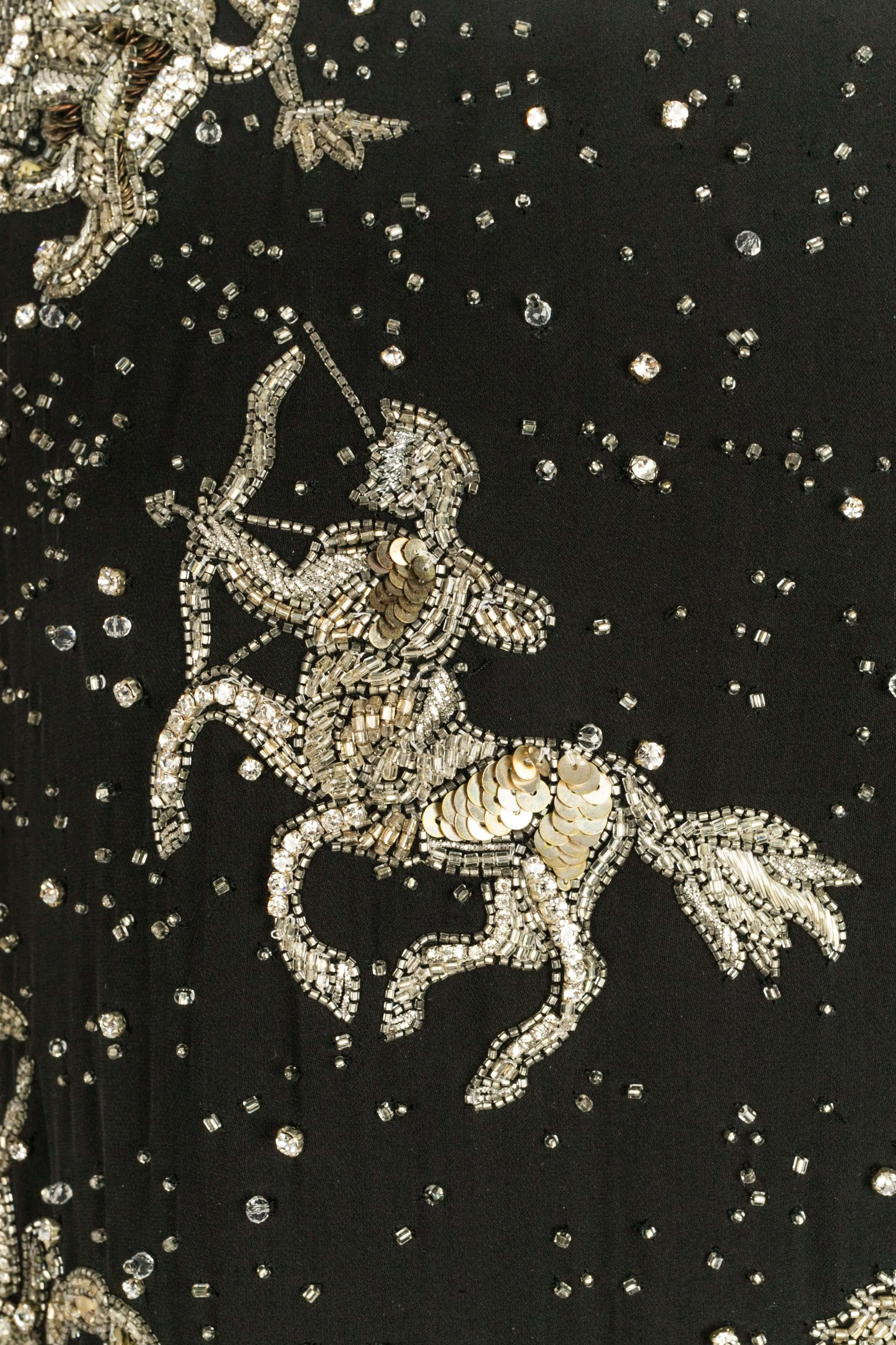 Balmain Kleid 'Zodiac' (Schwarz) im Angebot