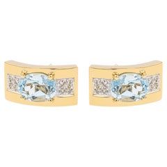 Balmain Drop Earrings Yellow Goldtopaz