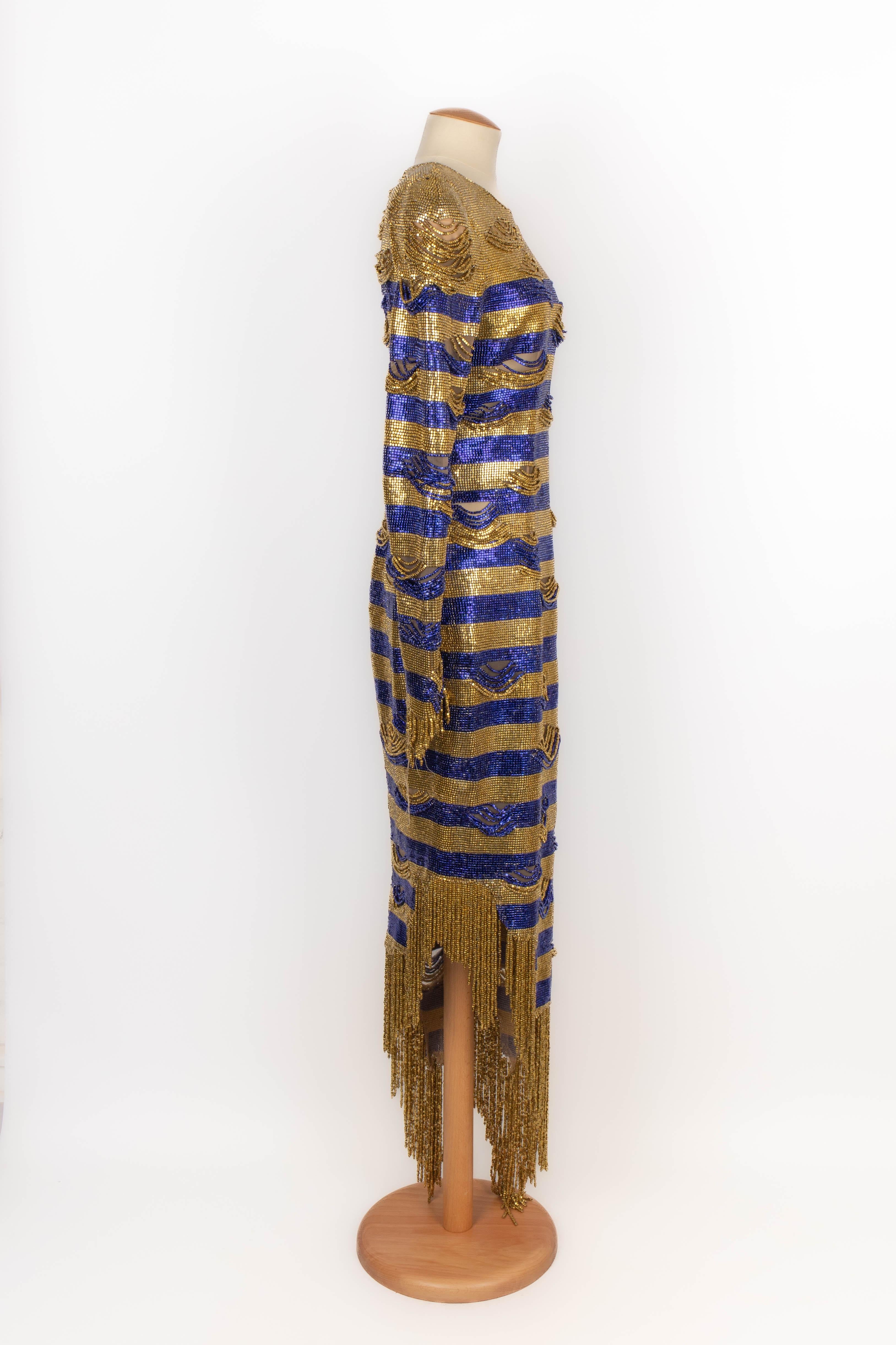 Women's Balmain 'Egyptian' dress Resort 2023 For Sale