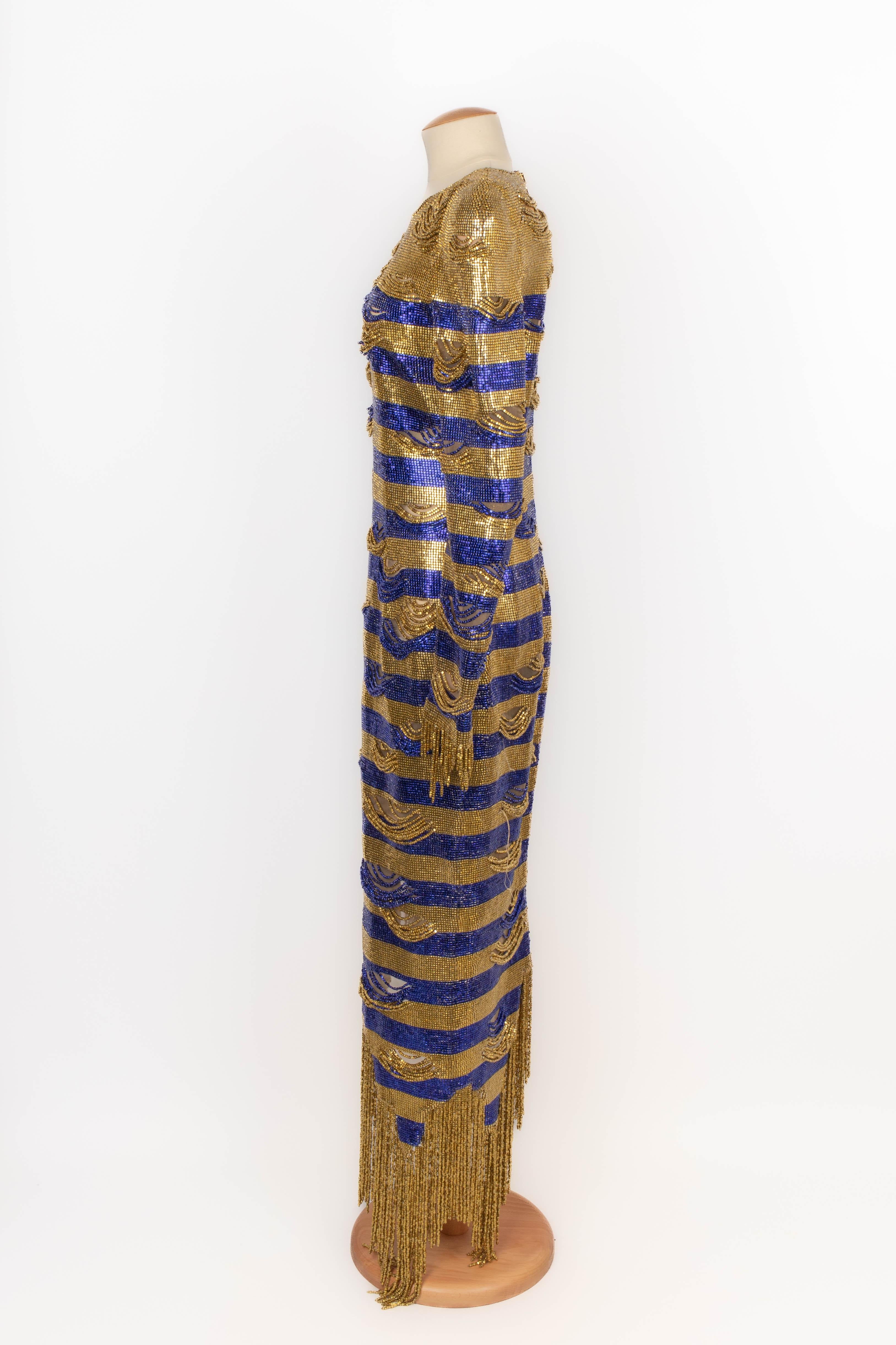 Balmain 'Egyptian' dress Resort 2023 For Sale 4