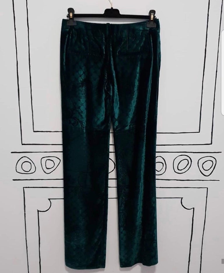 Balmain Faberge Runway Velvet Pants For Sale at 1stDibs | velvet