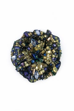 Balmain flower brooch