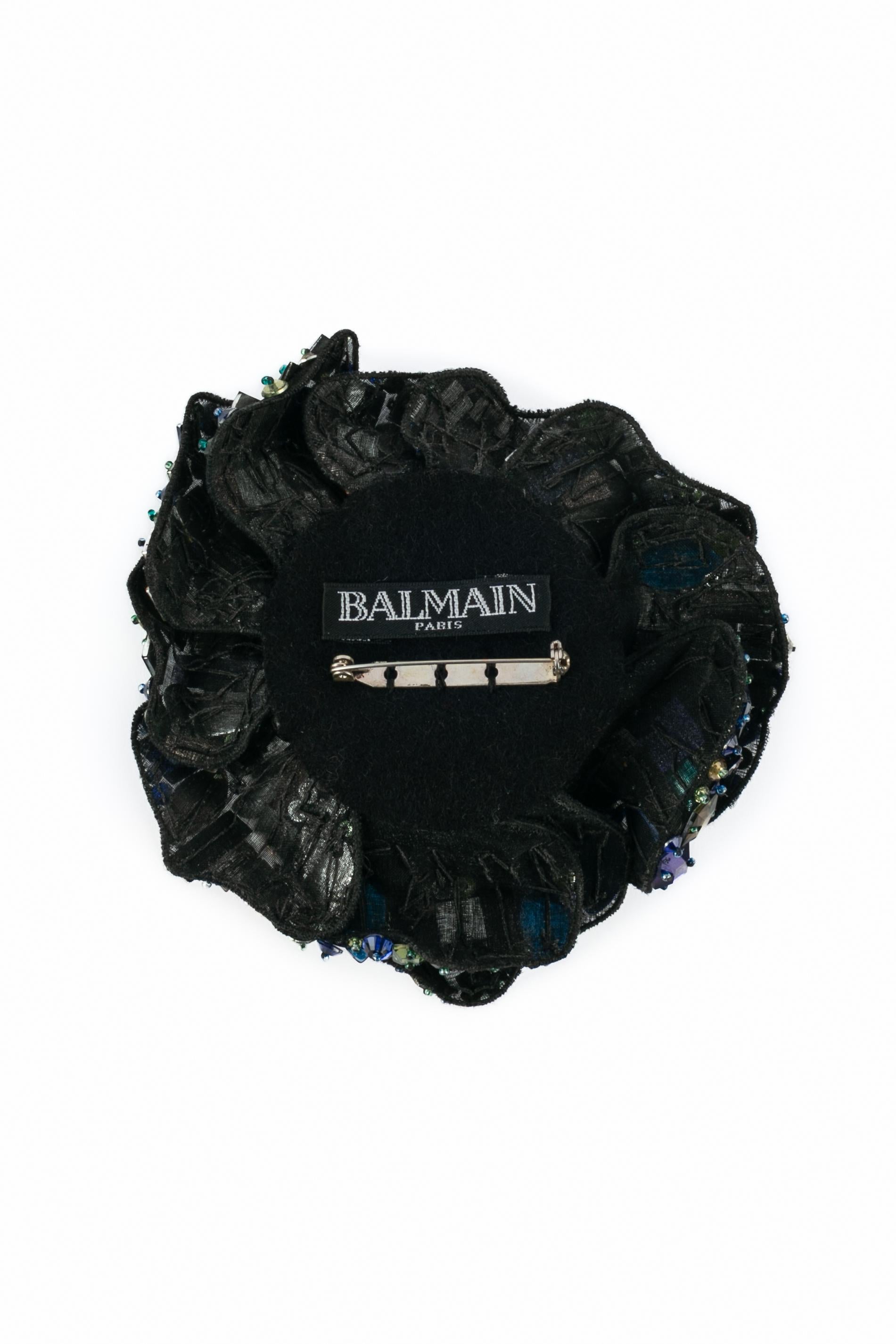 Broche flor Balmain en Excelente estado para la venta en SAINT-OUEN-SUR-SEINE, FR