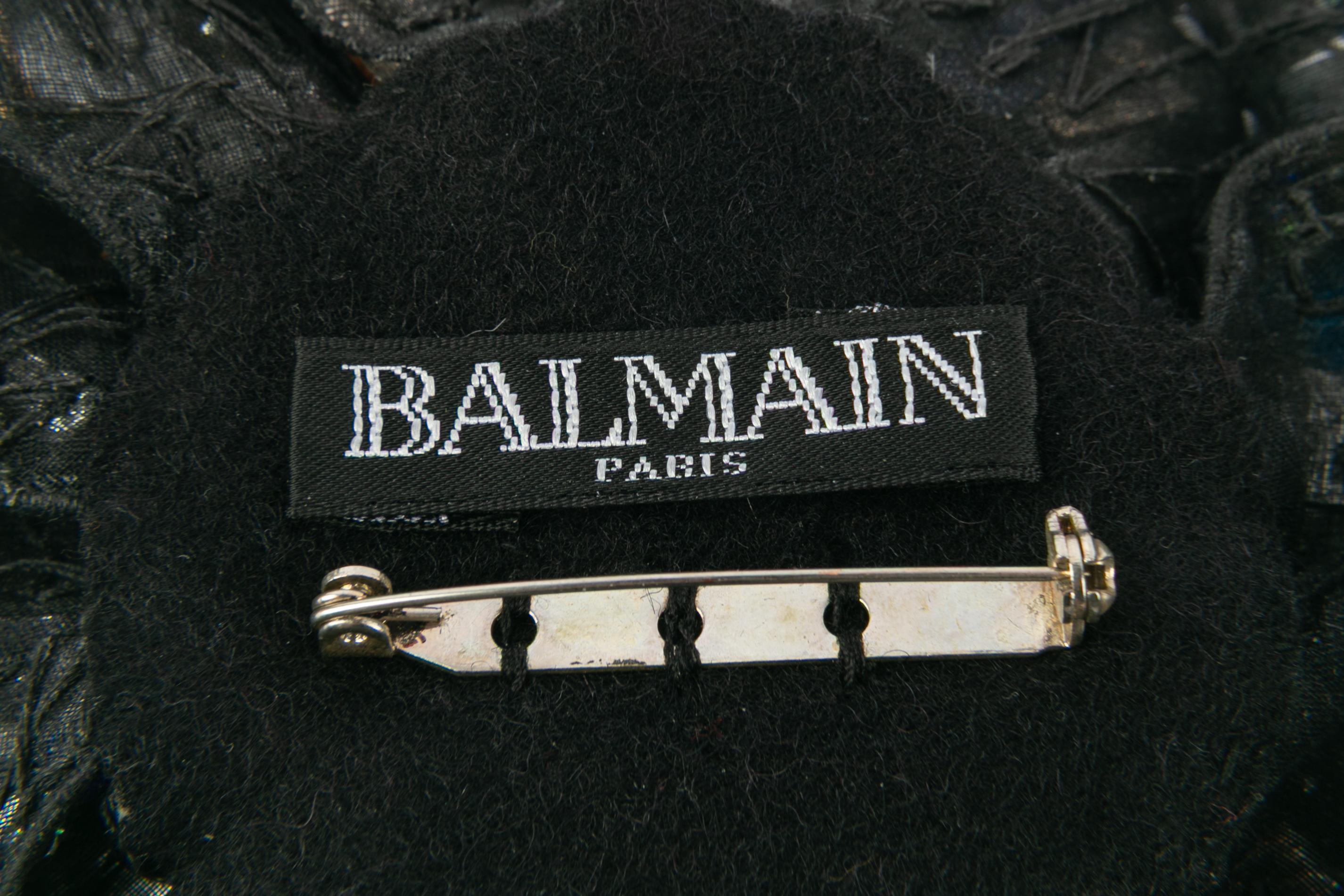 Broche flor Balmain en venta 2