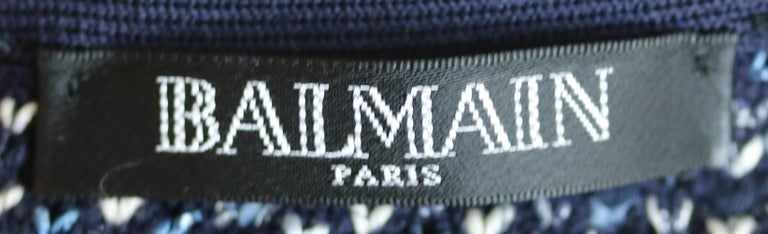 Balmain Frayed Stretch-Tweed Mini Dress For Sale at 1stDibs