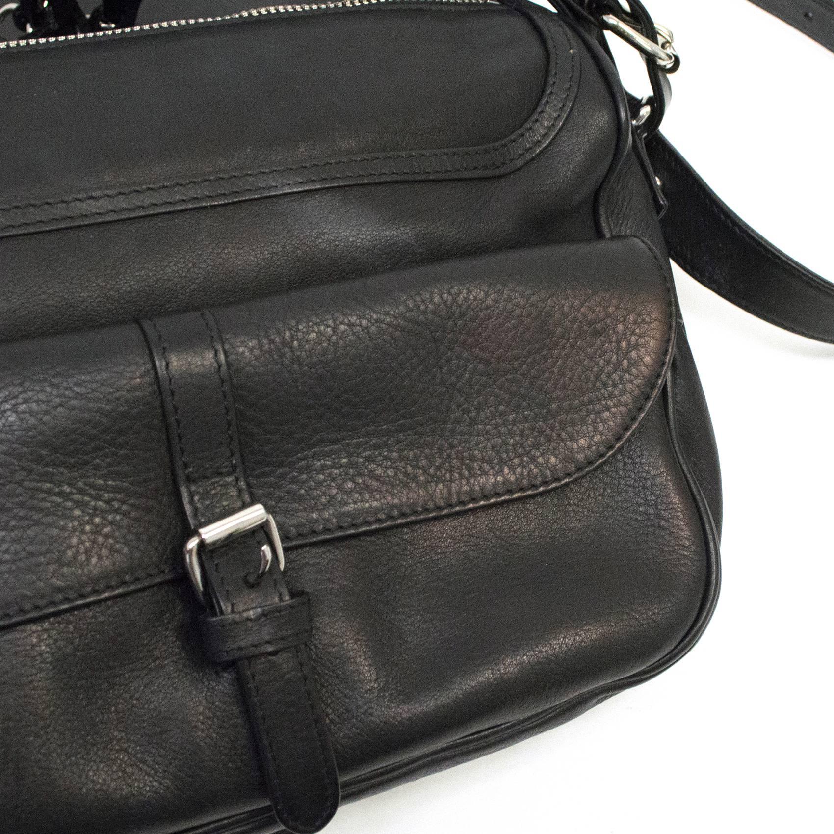 Women's Balmain Fringed Black Saddle Bag For Sale