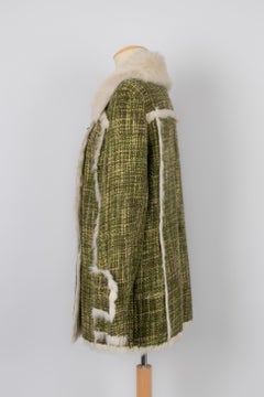 Balmain Green Tone Tweed Jacket