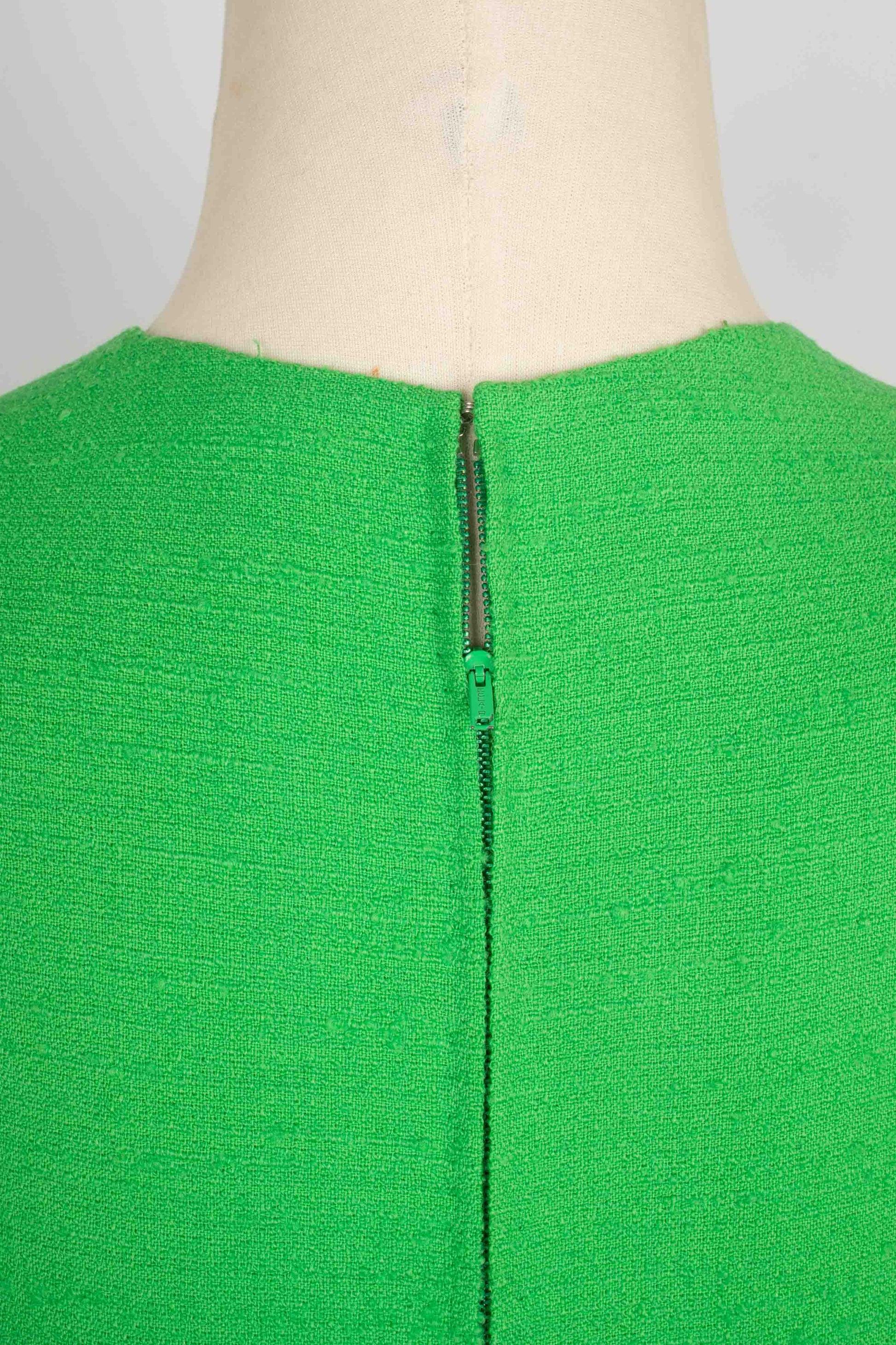 Balmain Green Woolen Set For Sale 6