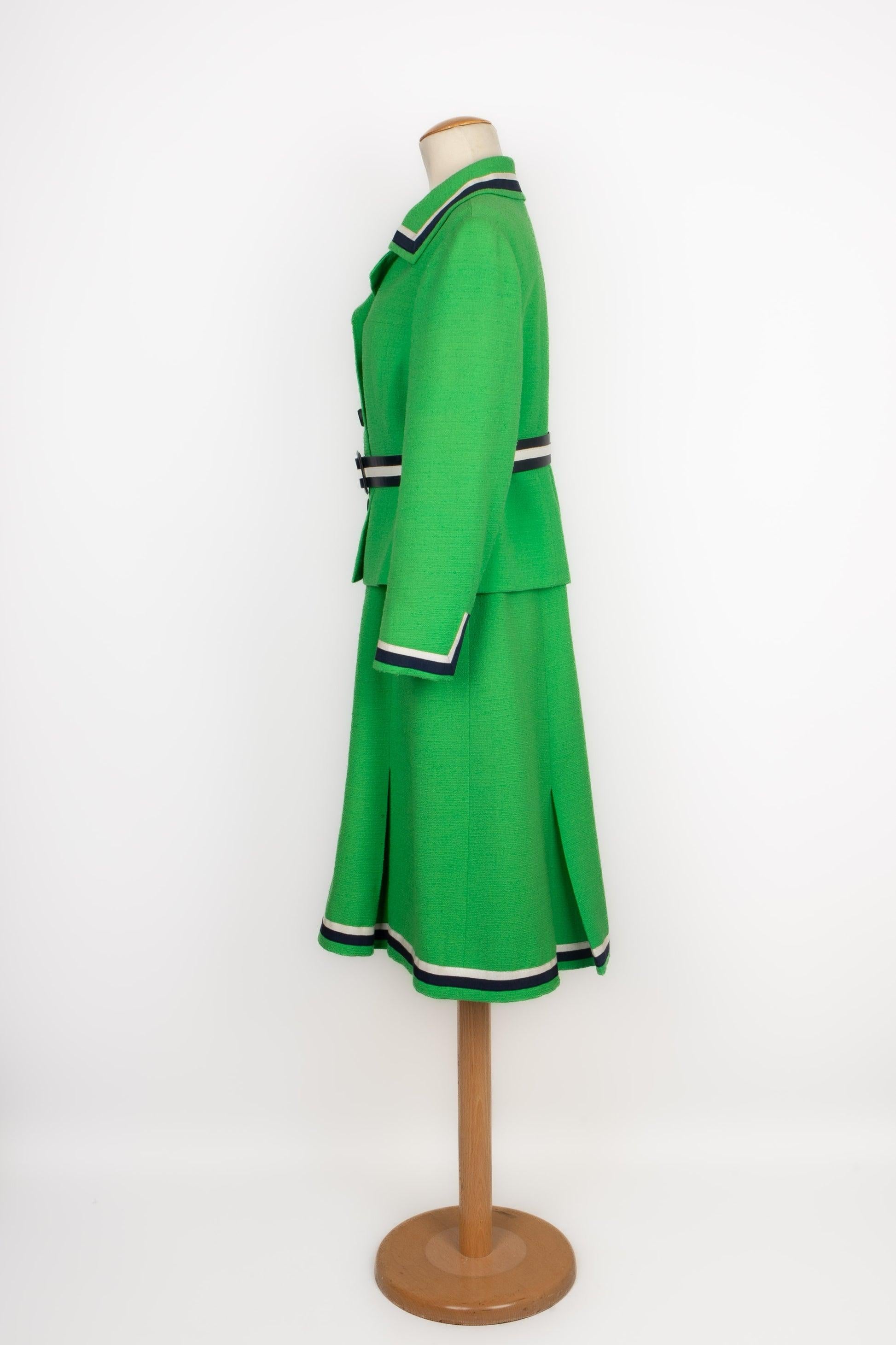 Women's Balmain Green Woolen Set For Sale