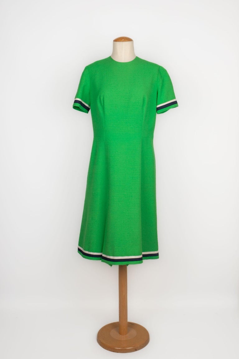 Balmain Green Woolen Set For Sale at 1stDibs