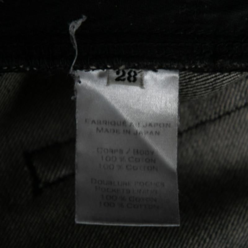 Men's Balmain Grey Distressed Frayed Edged Shorts S For Sale