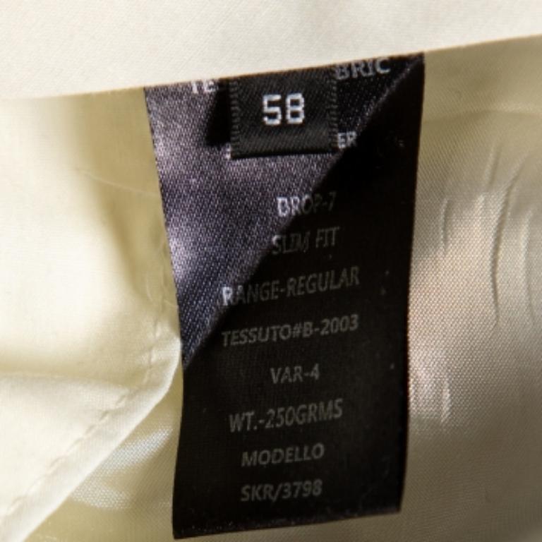 Balmain Graue Super 130er Hose aus Wolle 4XL im Angebot 5