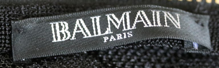 Balmain Harlequin-Print Illusion Mini Dress For Sale at 1stDibs