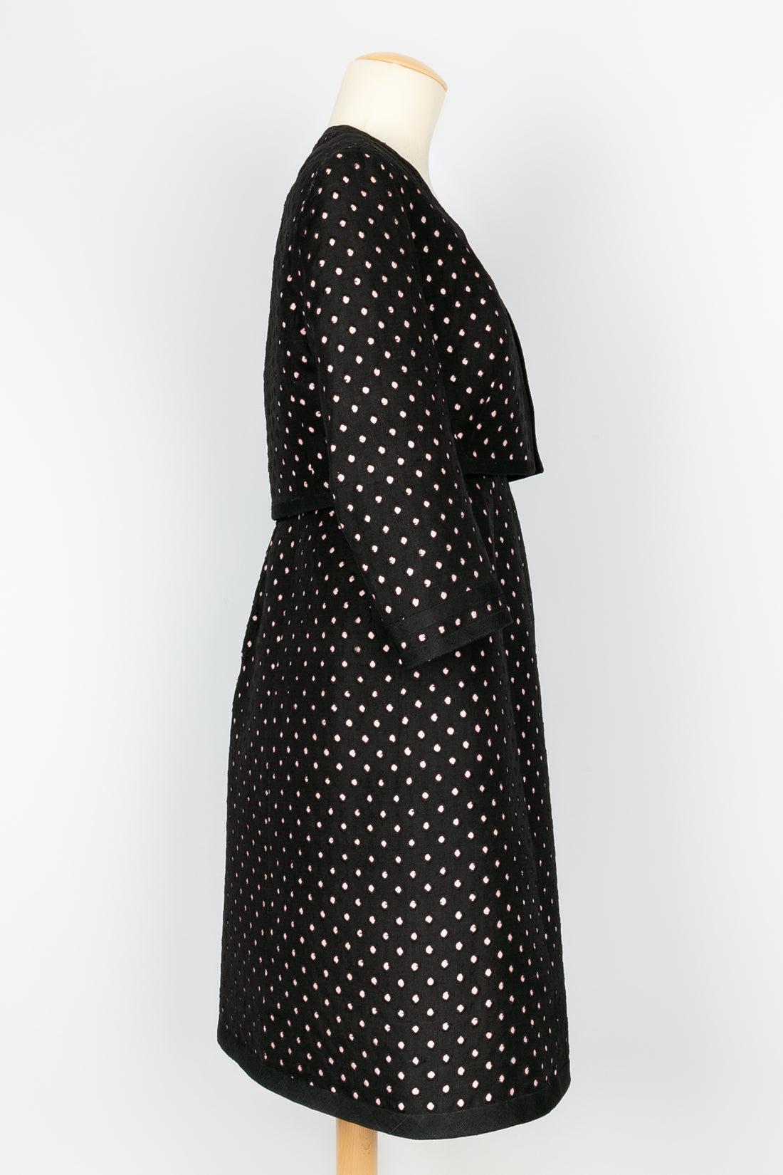 Balmain Haute Couture Dress and a Bolero Set, 1960s In Excellent Condition For Sale In SAINT-OUEN-SUR-SEINE, FR