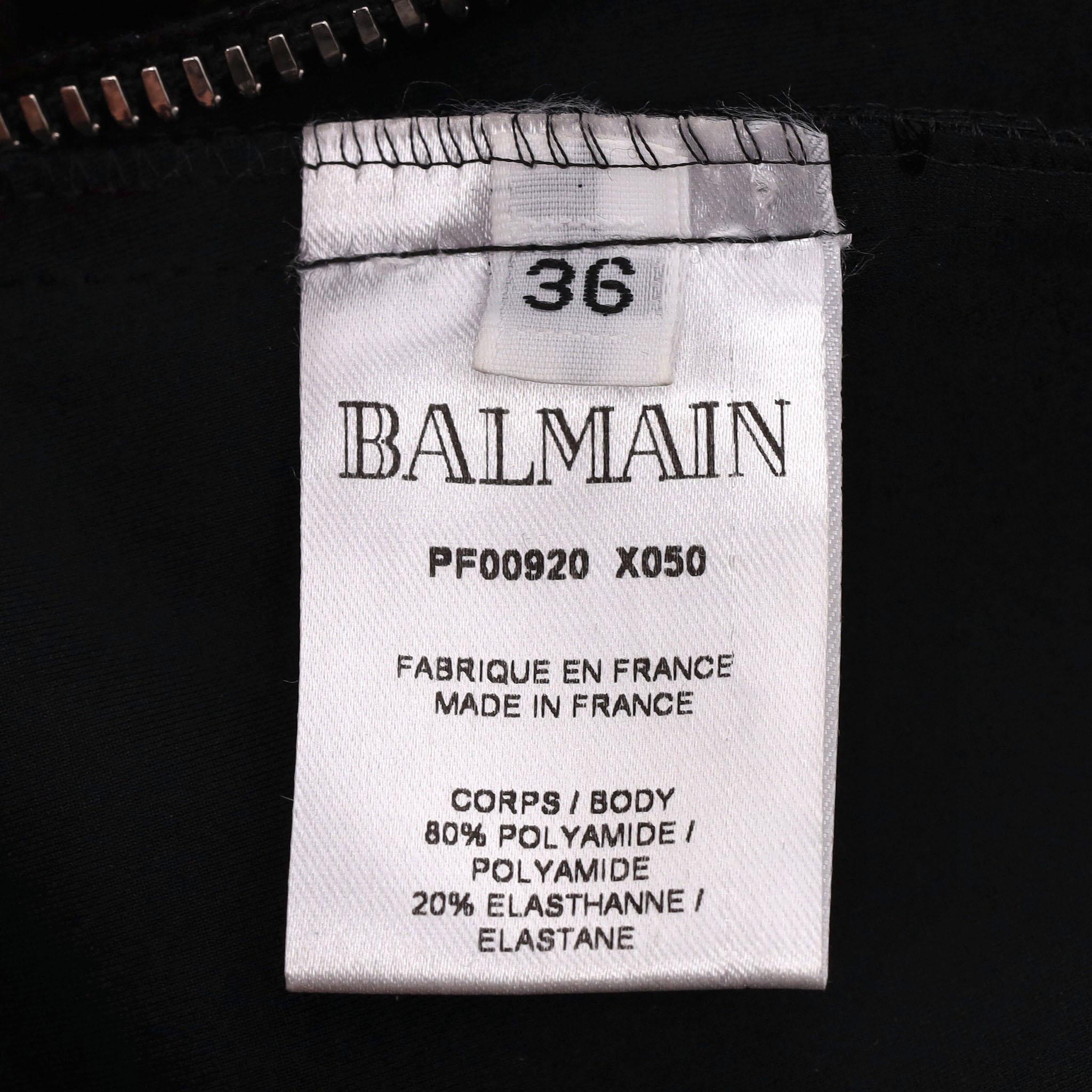 Balmain Iridescent Vinyl Two-Piece Set For Sale 5
